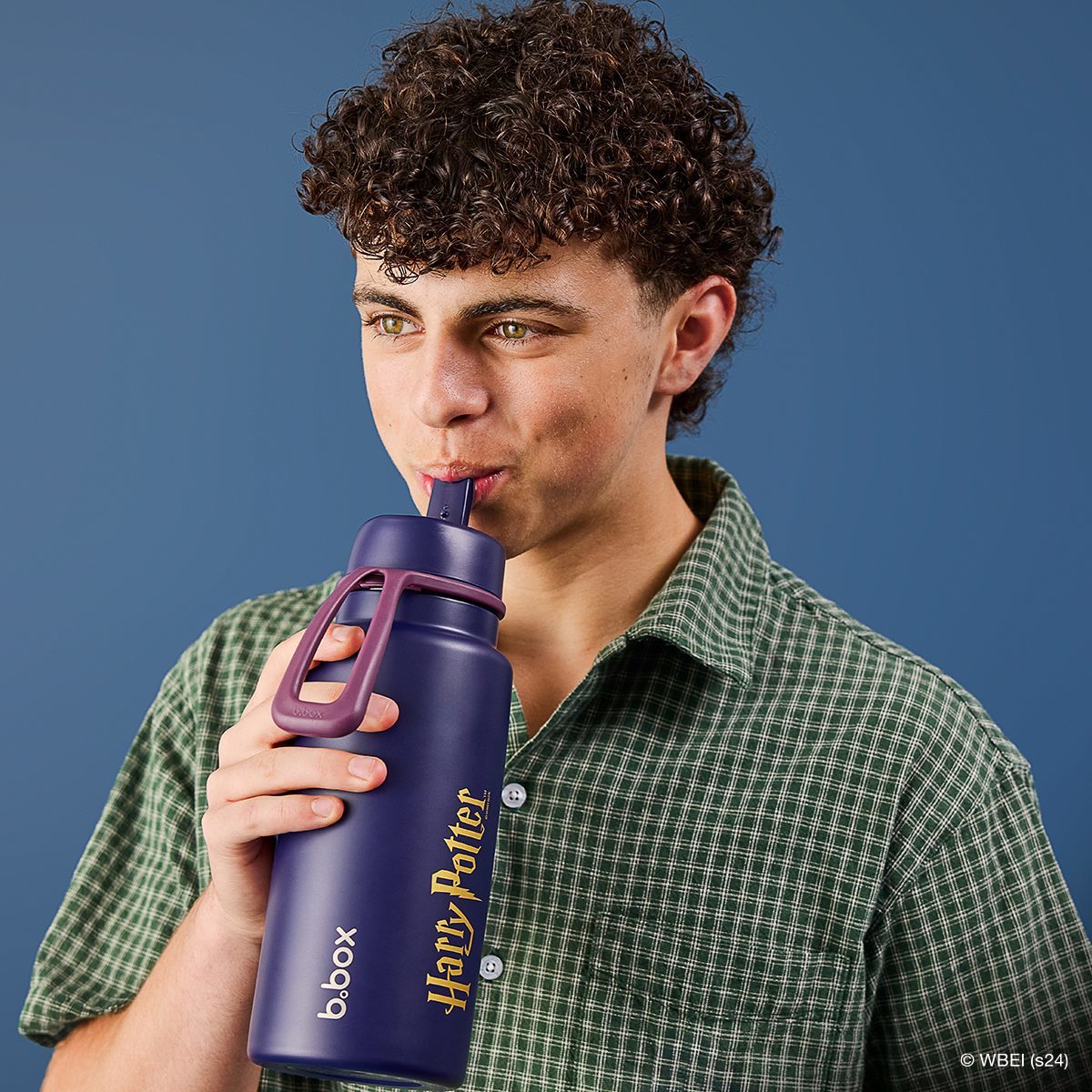 【New】ワーナー・ブラザースフリップトップボトル 1L(ステンレス製水筒)/Warner Bros. Insulated Flip Top Bottle 1L - Harry Potter by b.box