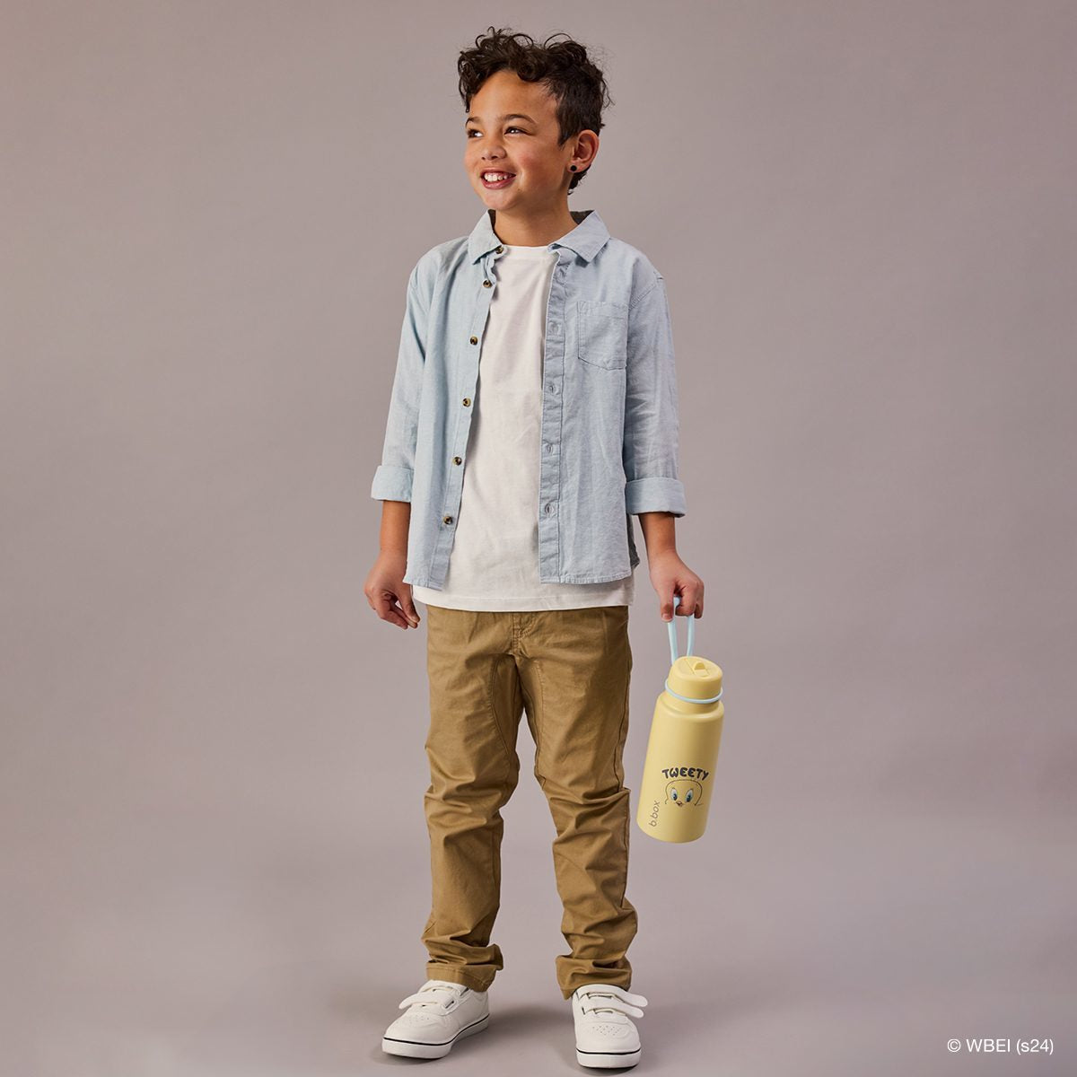 【New】フリップトップボトル 1L(ステンレス製水筒)/Warner Bros. Insulated Flip Top Bottle 1L - Looney Tunes by b.box