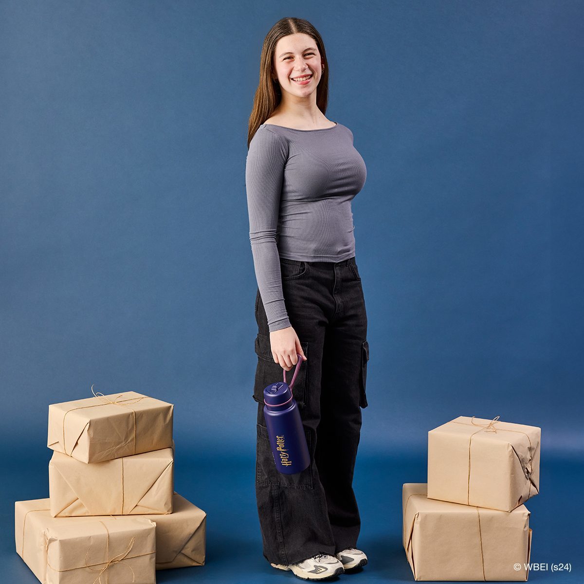 【New】ワーナー・ブラザースフリップトップボトル 1L(ステンレス製水筒)/Warner Bros. Insulated Flip Top Bottle 1L - Harry Potter by b.box