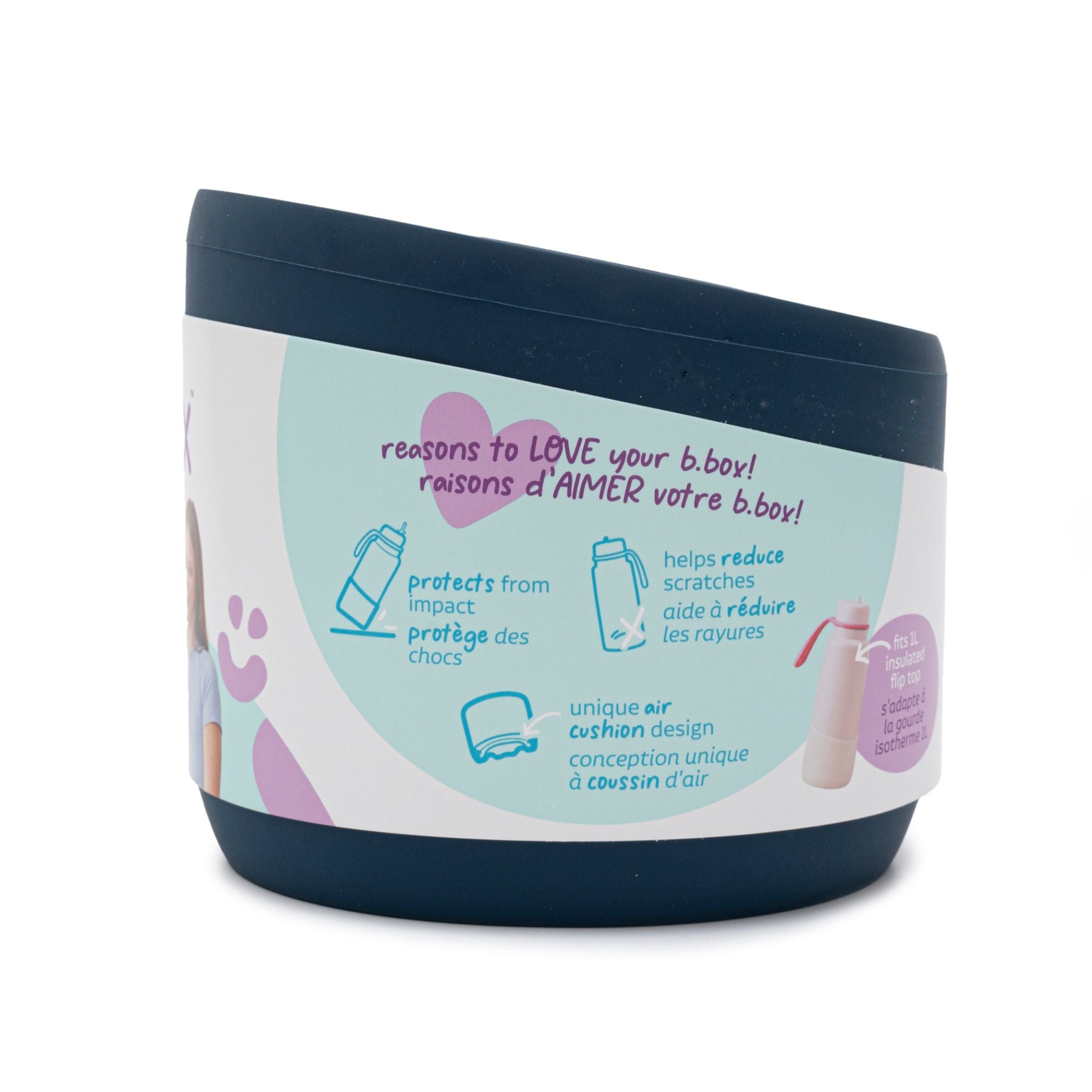 1Lフリップトップボトル用バンパー/1L Bumper - midnight