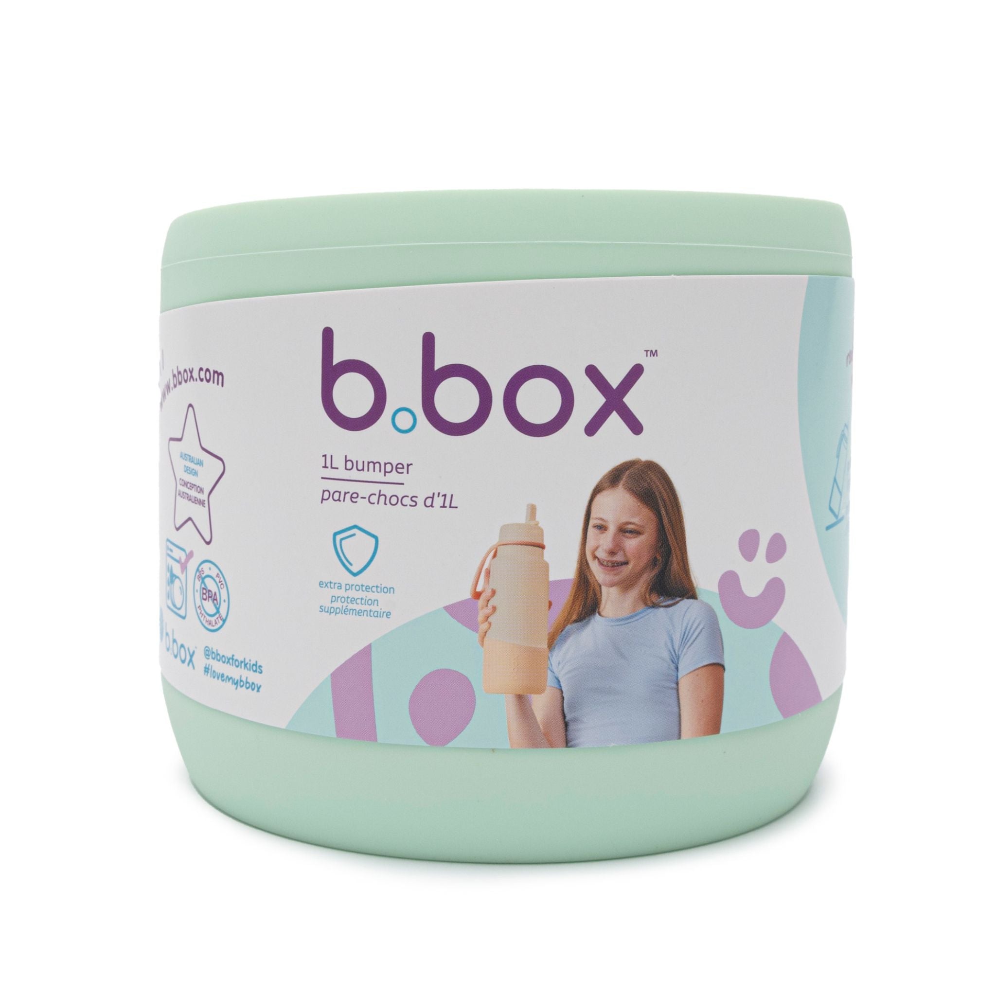 1Lフリップトップボトル用バンパー/1L Bumper - spearmint