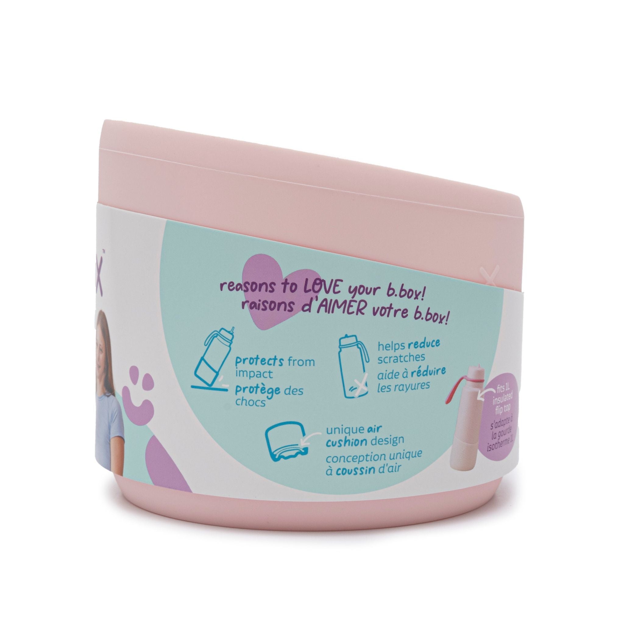 1Lフリップトップボトル用バンパー/1L Bumper - pink paradise