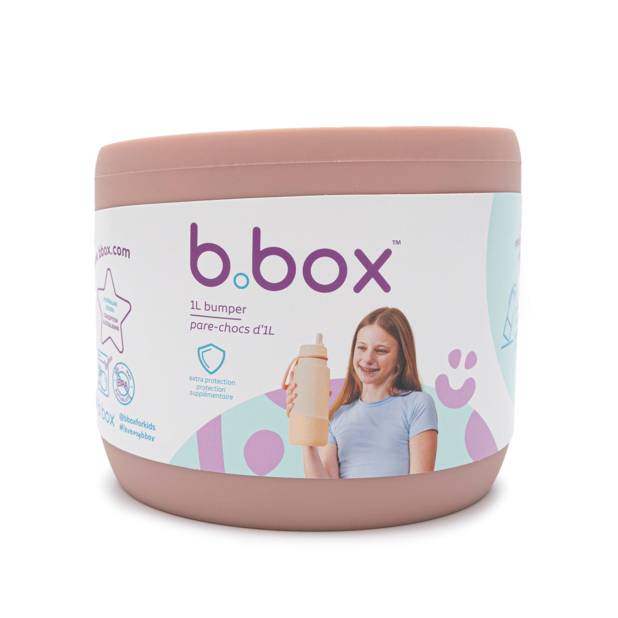 1Lフリップトップボトル用バンパー/1L Bumper - berry smoothie