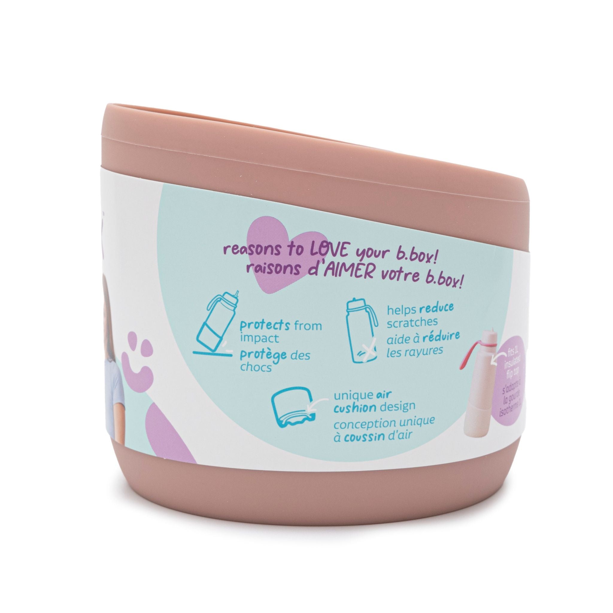 1Lフリップトップボトル用バンパー/1L Bumper - berry smoothie