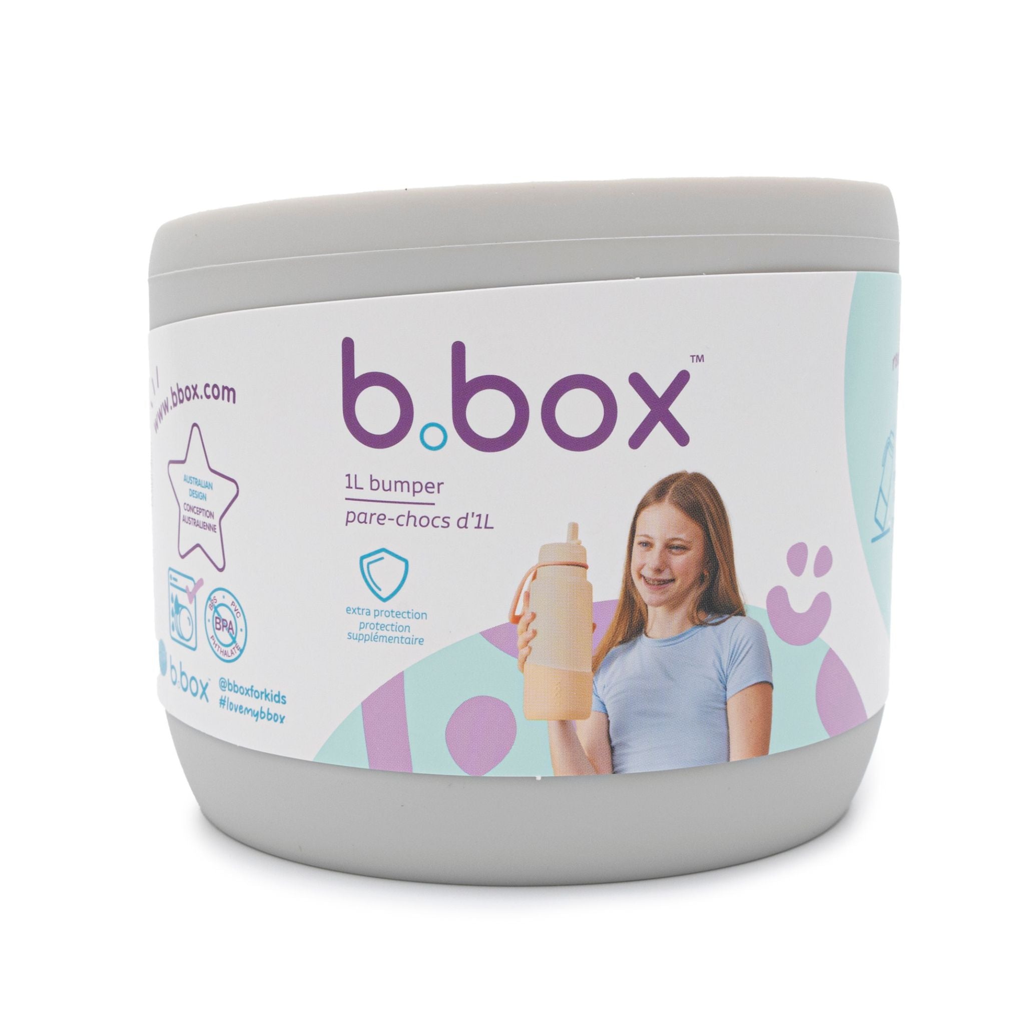 1Lフリップトップボトル用バンパー/1L Bumper - shadow