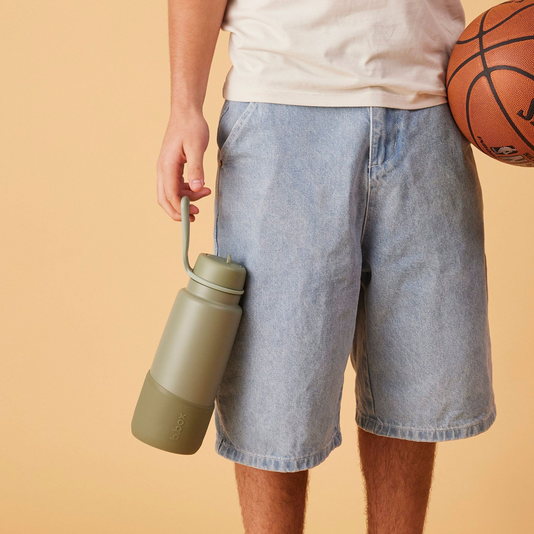 1Lフリップトップボトル用バンパー/1L Bumper - olive