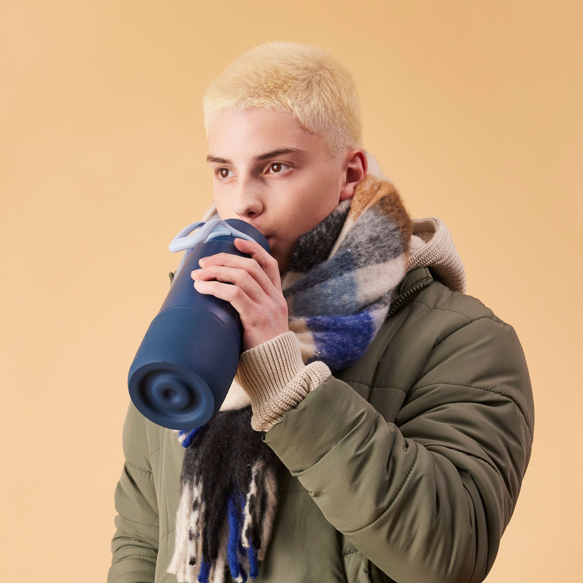 1Lフリップトップボトル用バンパー/1L Bumper - midnight