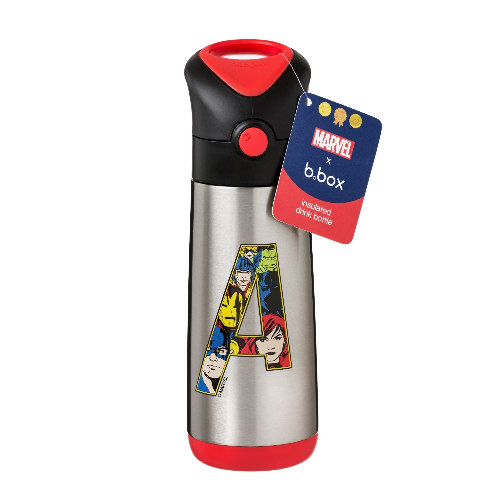 ステンレスドリンクボトル 500ml アベンジャーズデザインのパッケージ