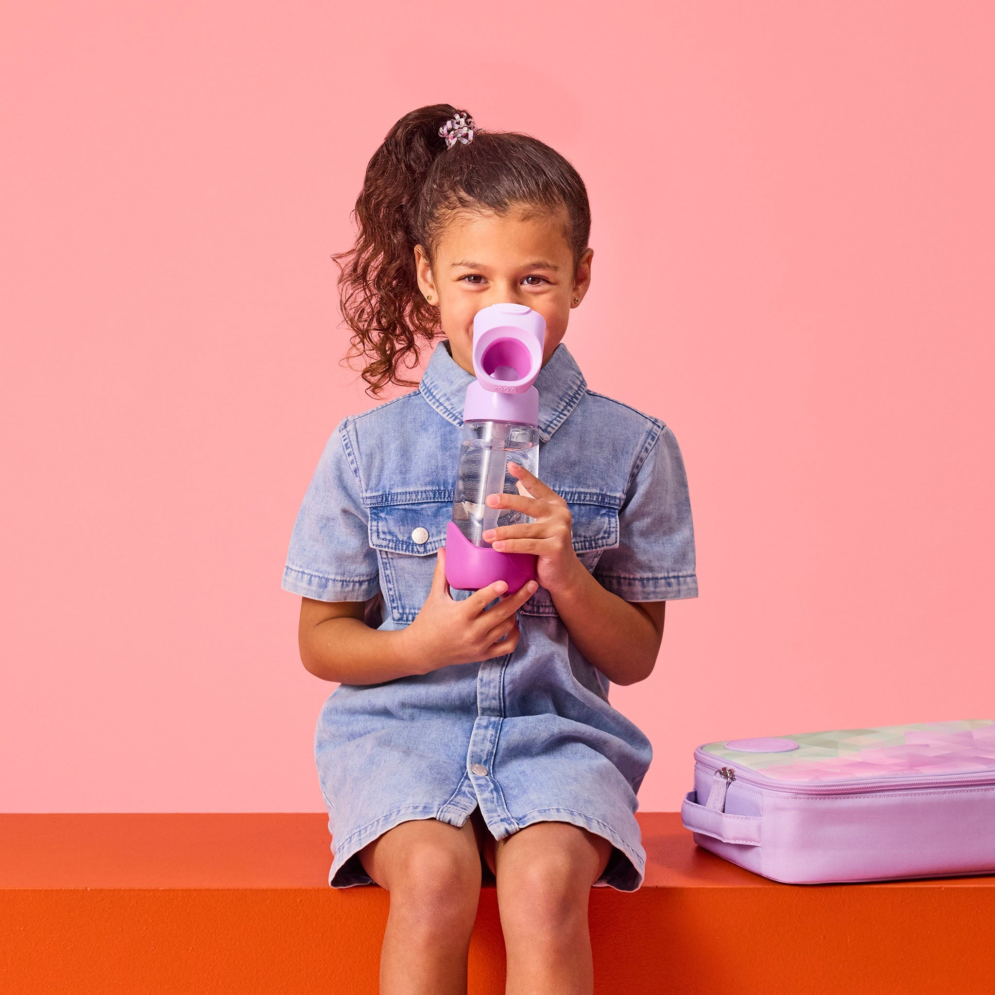 【New】トライタンドリンクボトル 450ml(プラスチック製水筒)/Tritan drink bottle 450ml - sugar plum