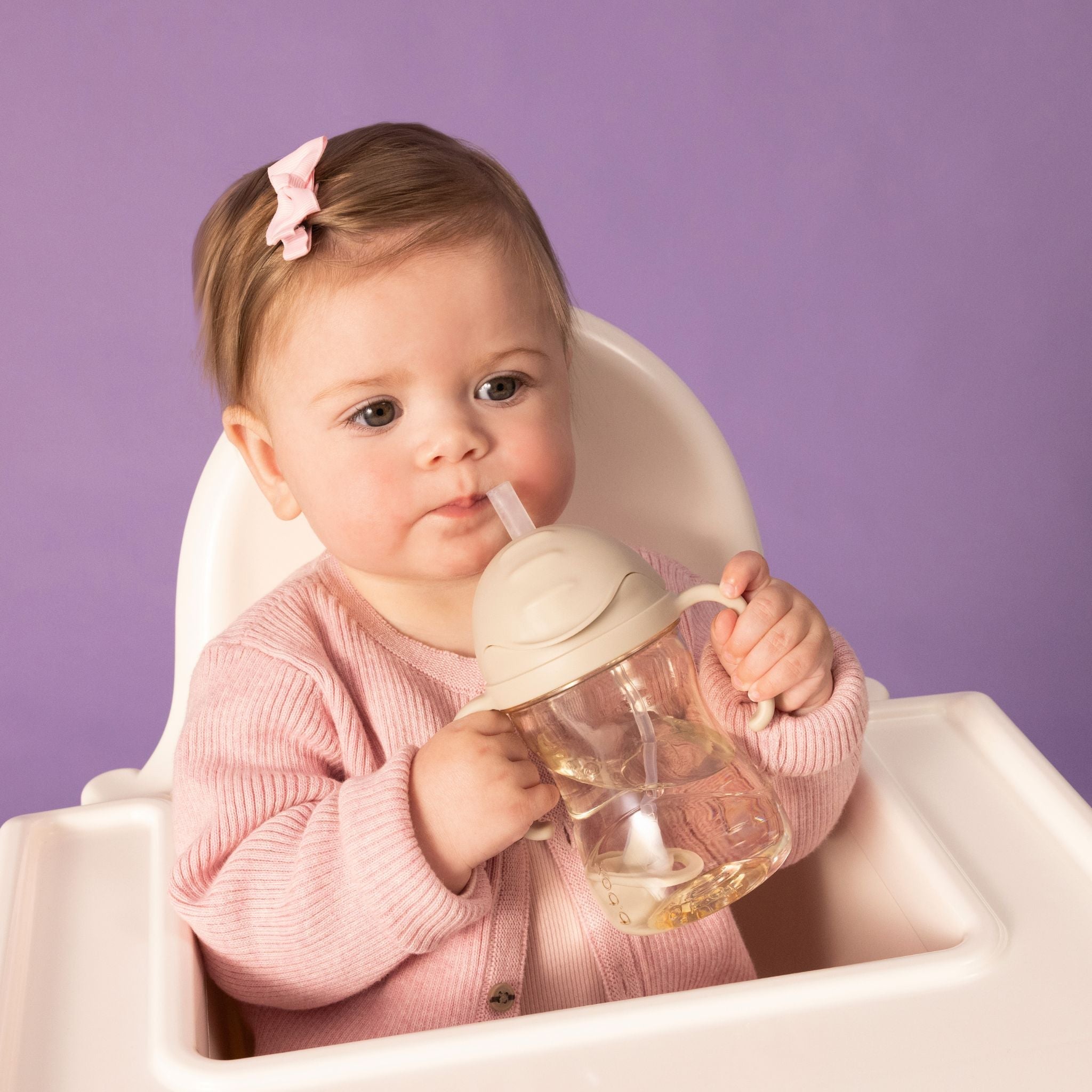 【12月以降発売開始予定】PPSU製シッピーカップ / PPSU sippy cup - latte