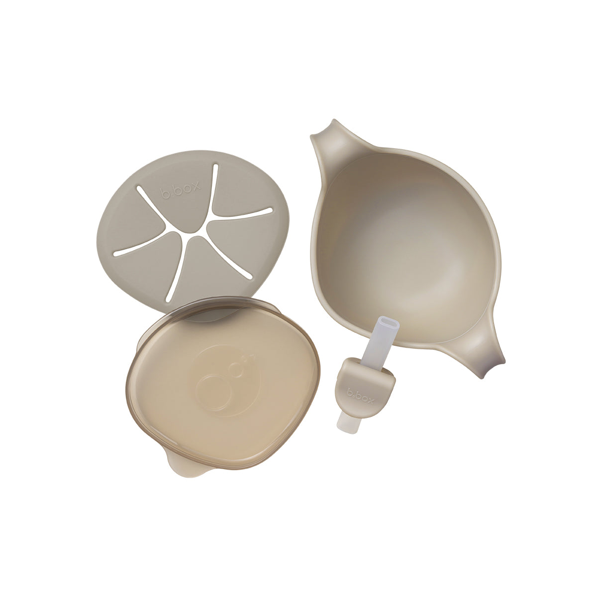 シップスナックボウル(蓋・取手付きお食事ボウル) latte パーツ