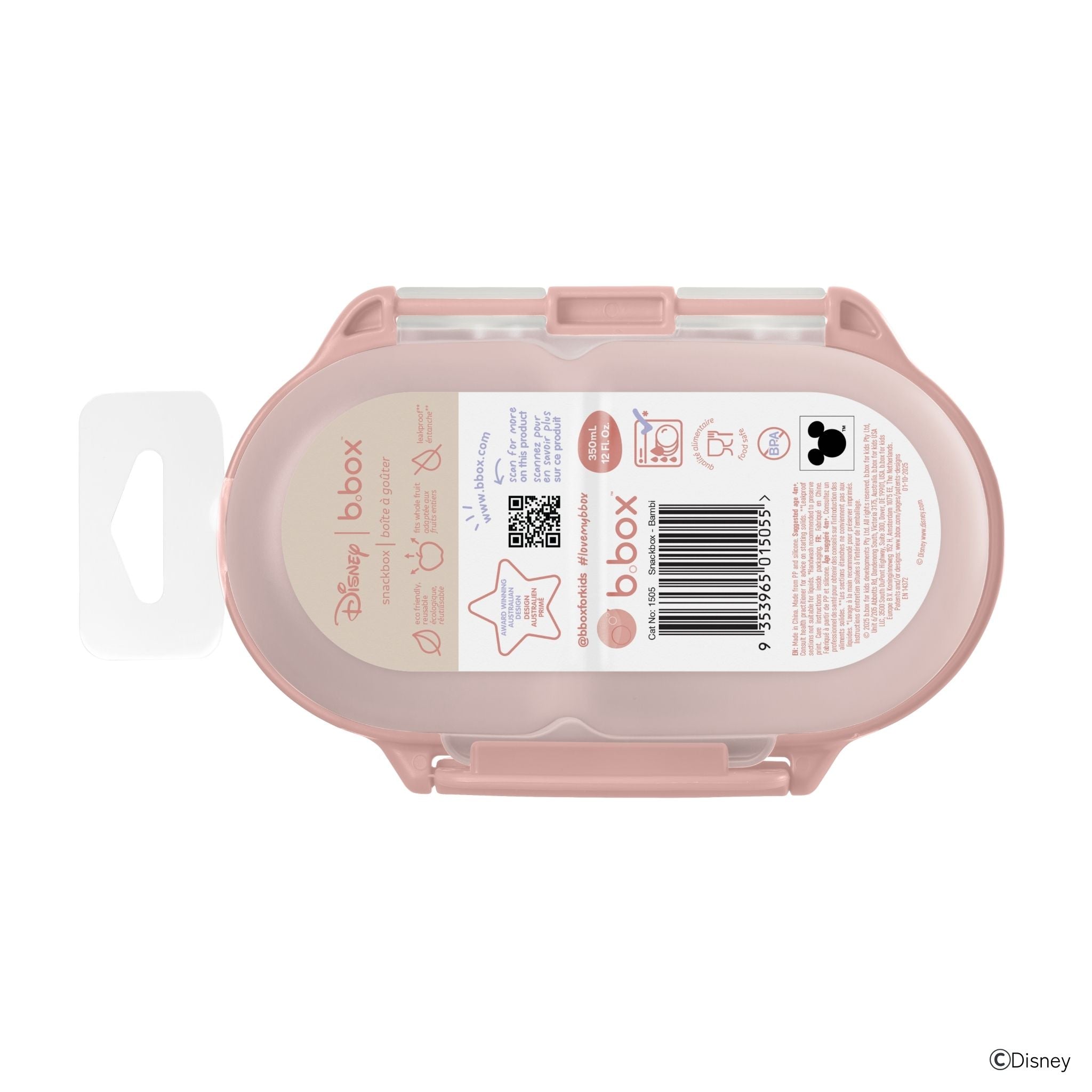 【発売開始前】ディズニースナックボックス(お弁当箱)Disney Snackbox - Bambi