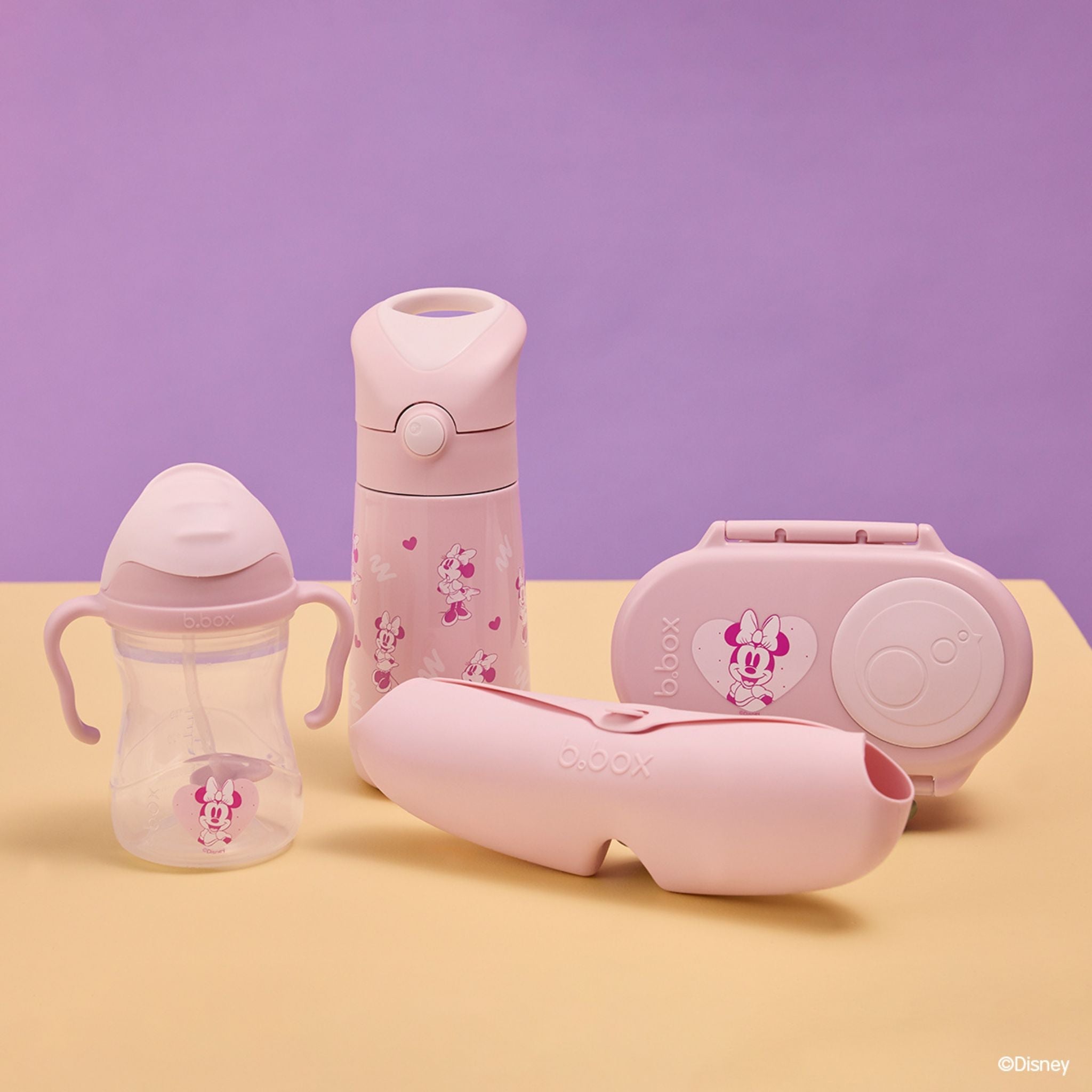【New】ディズニーシリコンビブ/Disney Silicone Bib - Minnie Soft