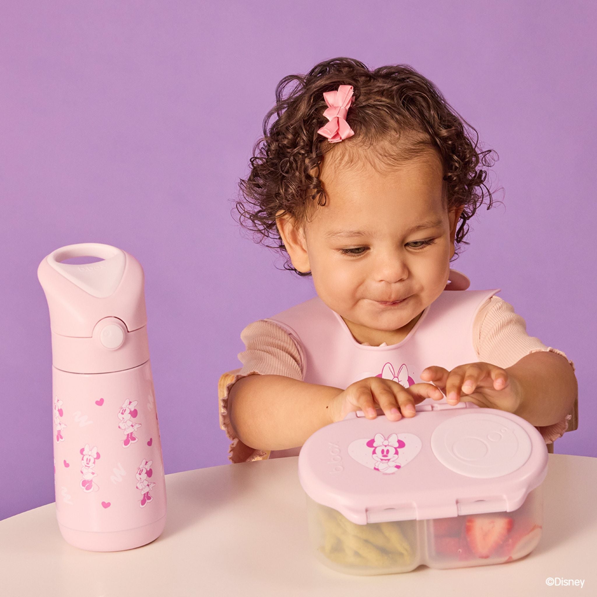 【発売開始前】ディズニースナックボックス(お弁当箱)Disney Snackbox - Minnie Soft