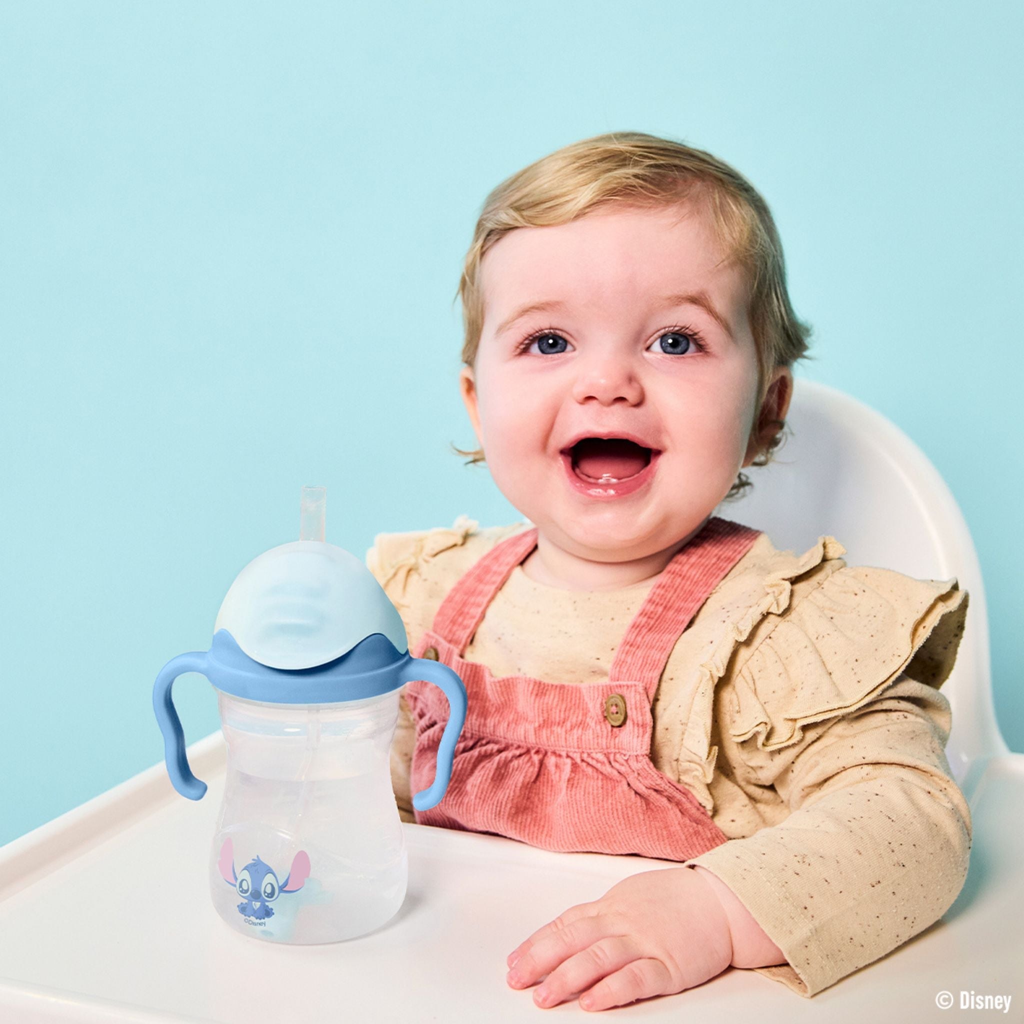 【New】ディズニーシッピーカップ(ストローマグ)/Disney Sippy cup - Stitch