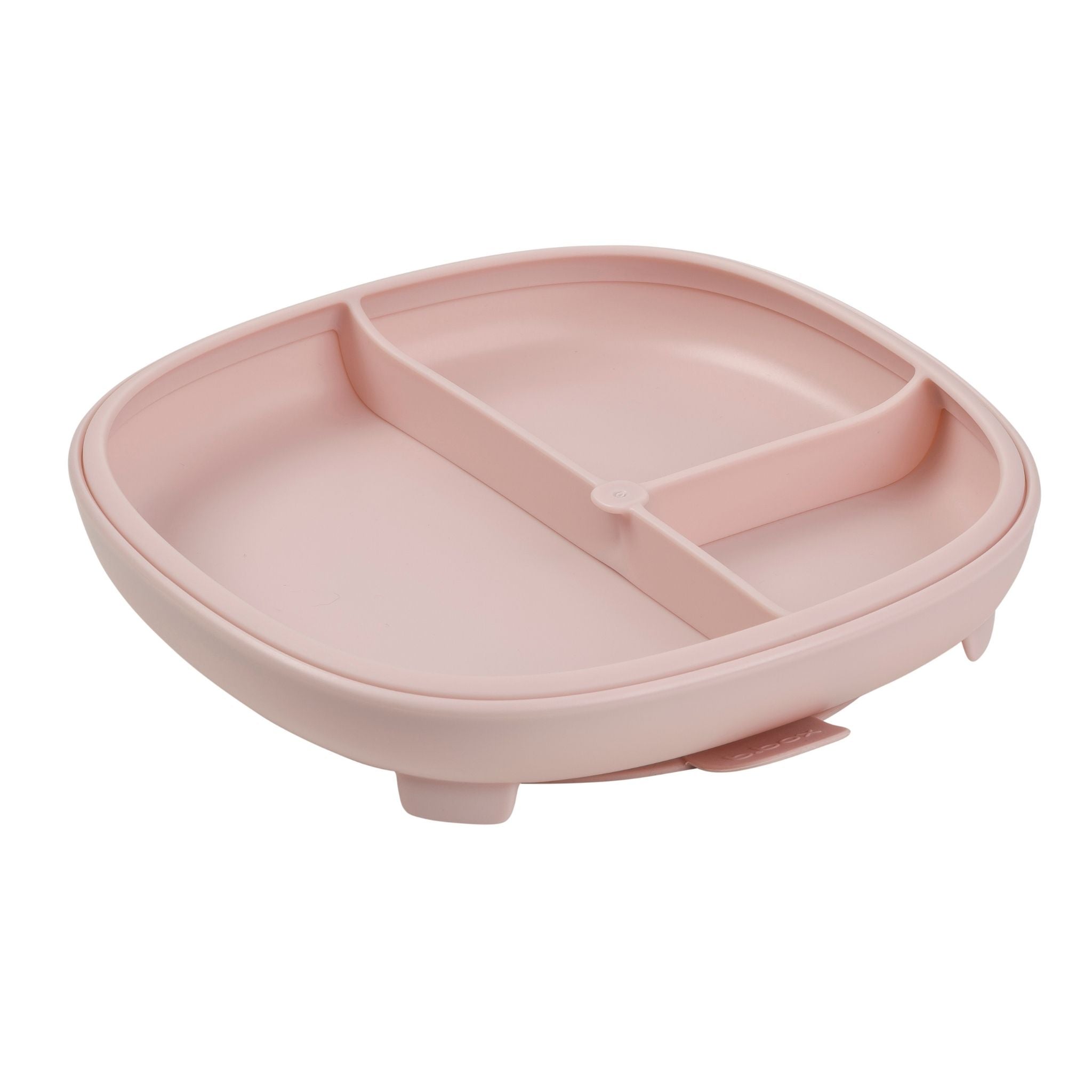 仕切りのとれる吸盤つきお食事プレート blush