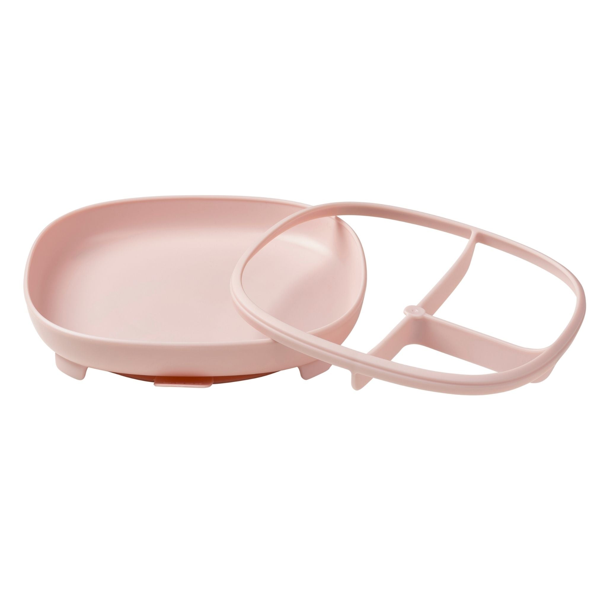 仕切りのとれる吸盤つきお食事プレート blush