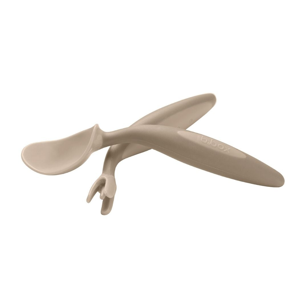 【New】カトラリーセット/Toddler cutlery set - latte