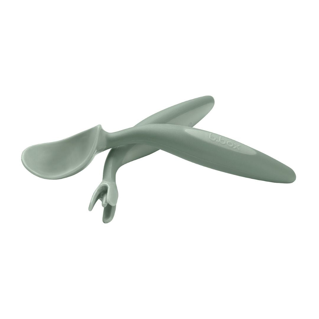 【New】カトラリーセット/Toddler cutlery set - sage