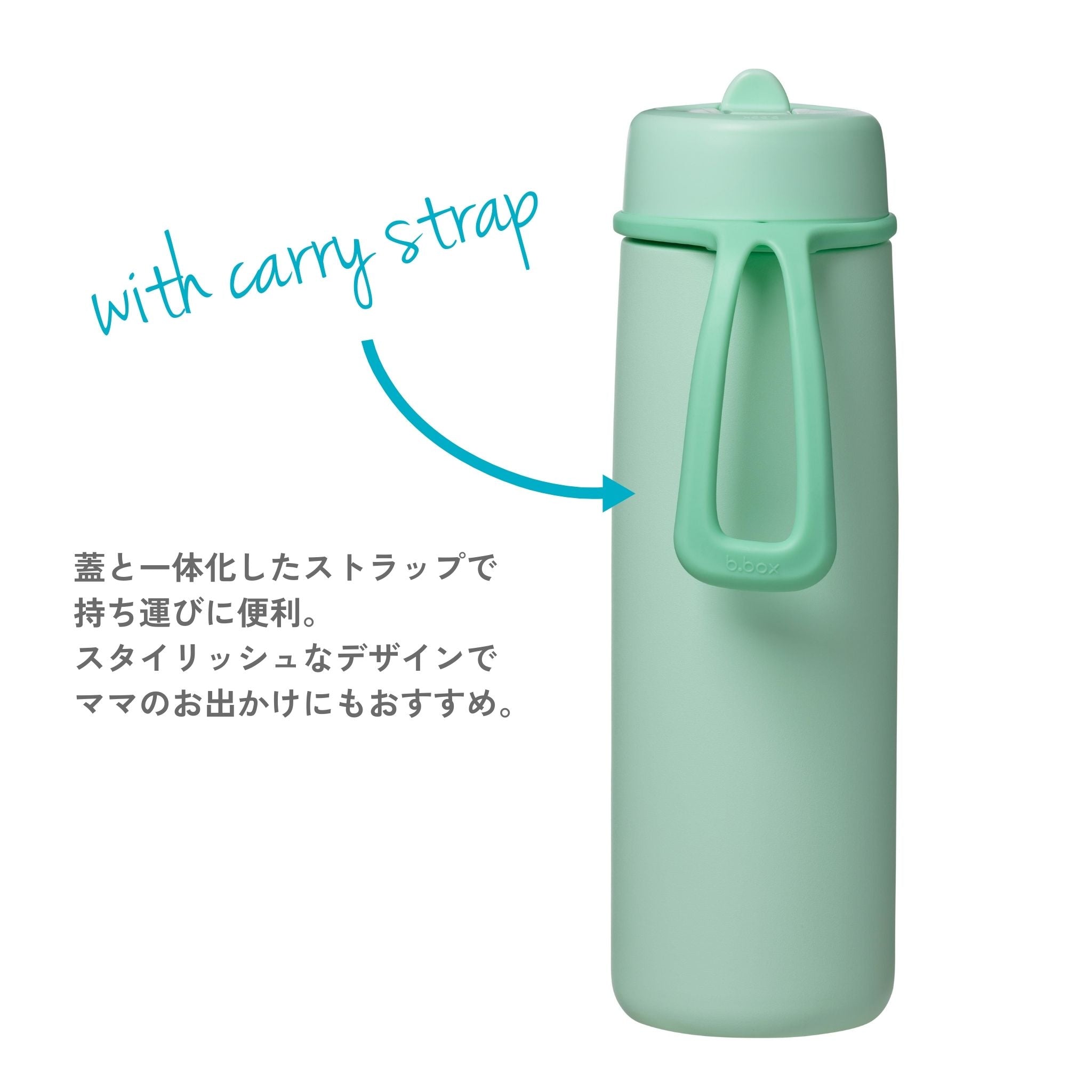 フリップトップボトル690ml(ステンレス製水筒)/ Insulated Flip Top Bottle 690ml - spearmint