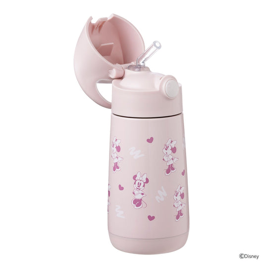 【New】ディズニー ステンレスドリンクボトル 350ml(ステンレス製水筒)/Disney Insulated drink bottle 350ml - Minnie Soft