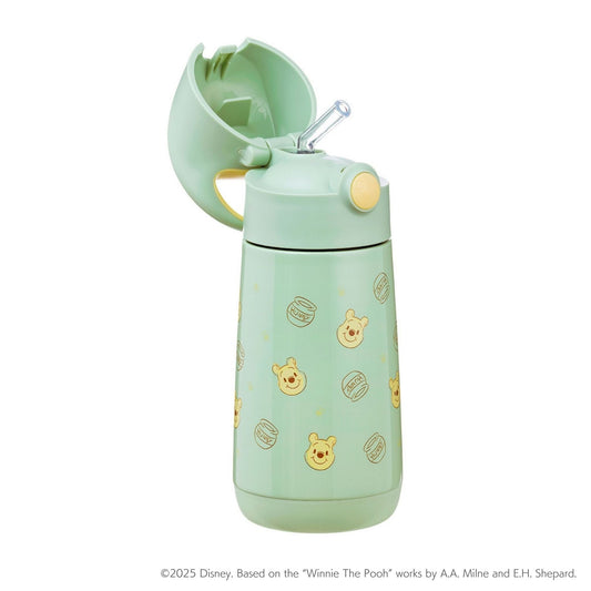 【New】ディズニー ステンレスドリンクボトル 350ml(ステンレス製水筒)/Disney Insulated drink bottle 350ml - Winnie the Pooh