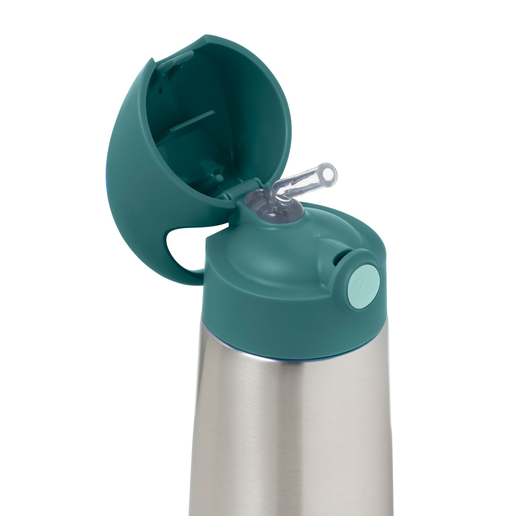 子供用水筒 500mlサイズ グリーンカラー ステンレスドリンクボトル 500ml(ステンレス製水筒)