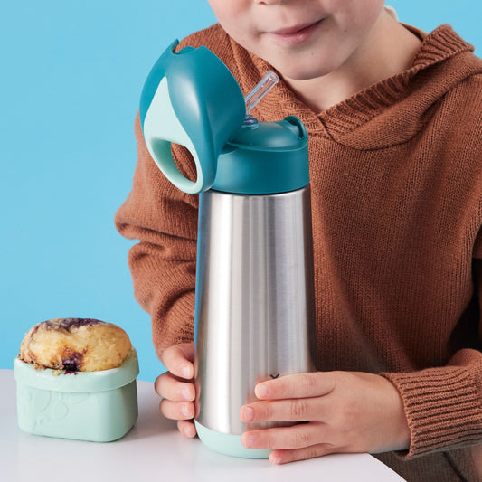 子供用水筒 500mlサイズ グリーンカラー ステンレスドリンクボトル 500ml(ステンレス製水筒)