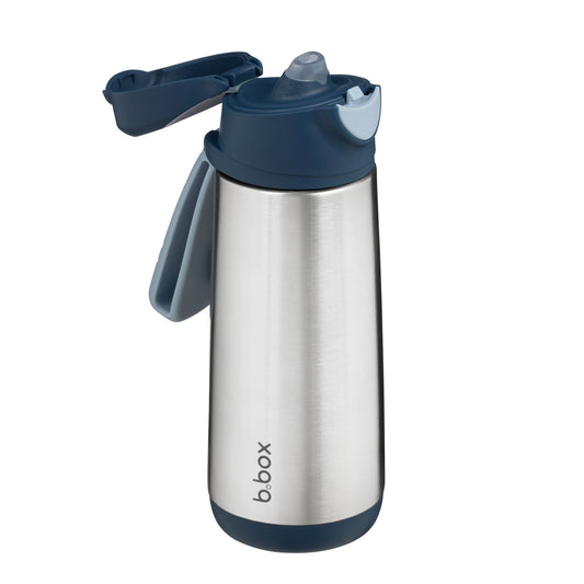 ステンレススポーツスパウトボトル 500ml(ステンレス製水筒)/Insulated sport spout bottle 500ml - midnight