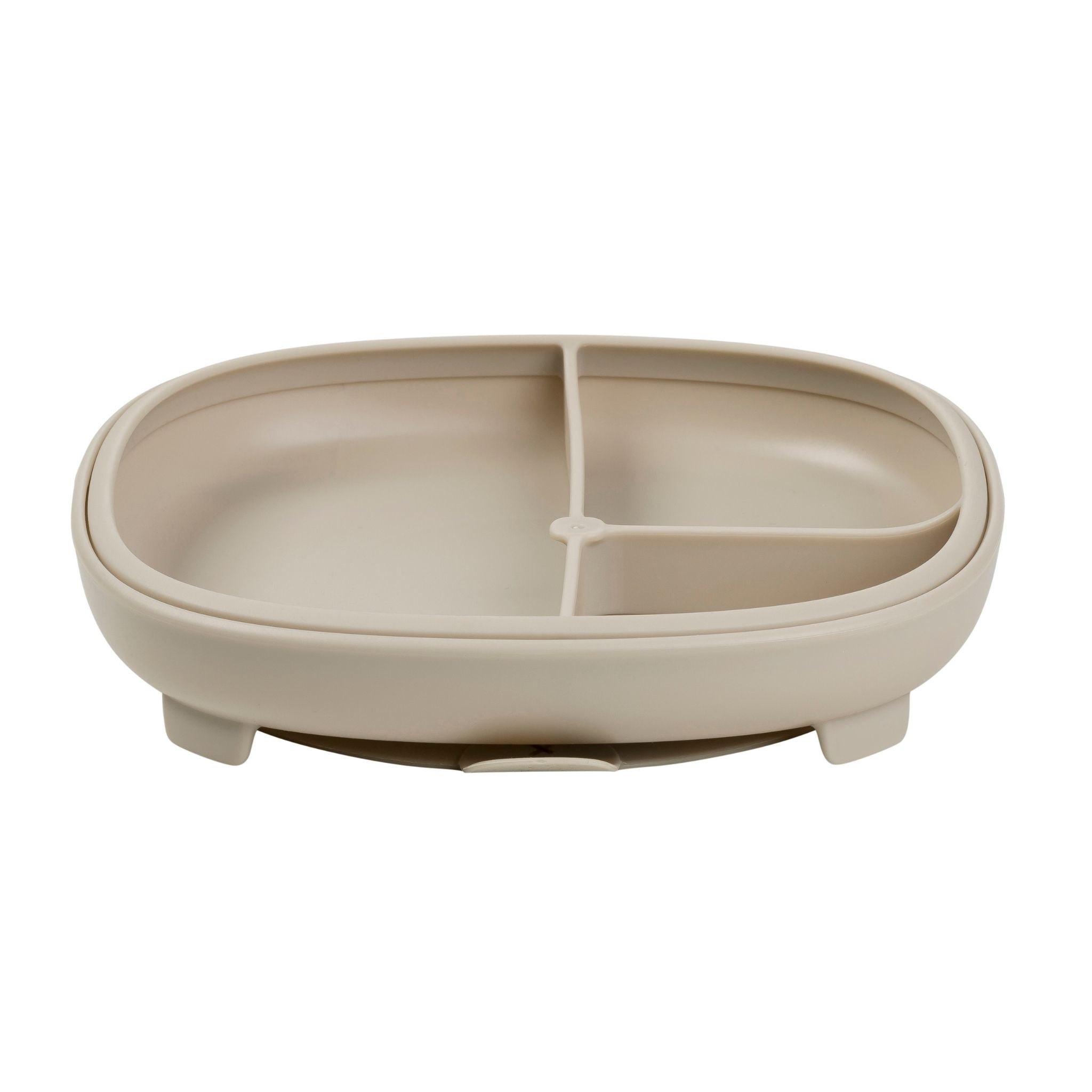 仕切りのとれる吸盤つきお食事プレート latte