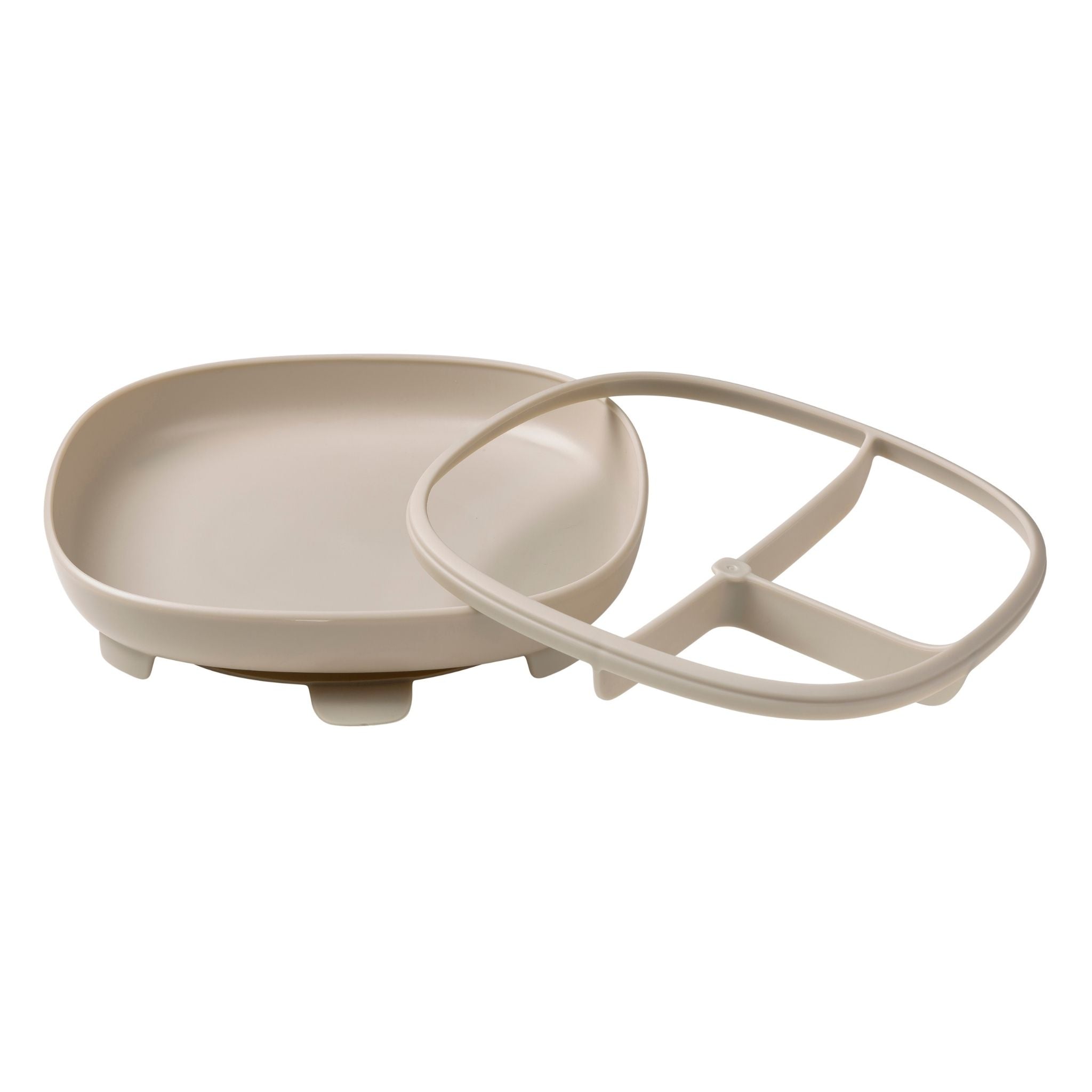 仕切りのとれる吸盤つきお食事プレート latte