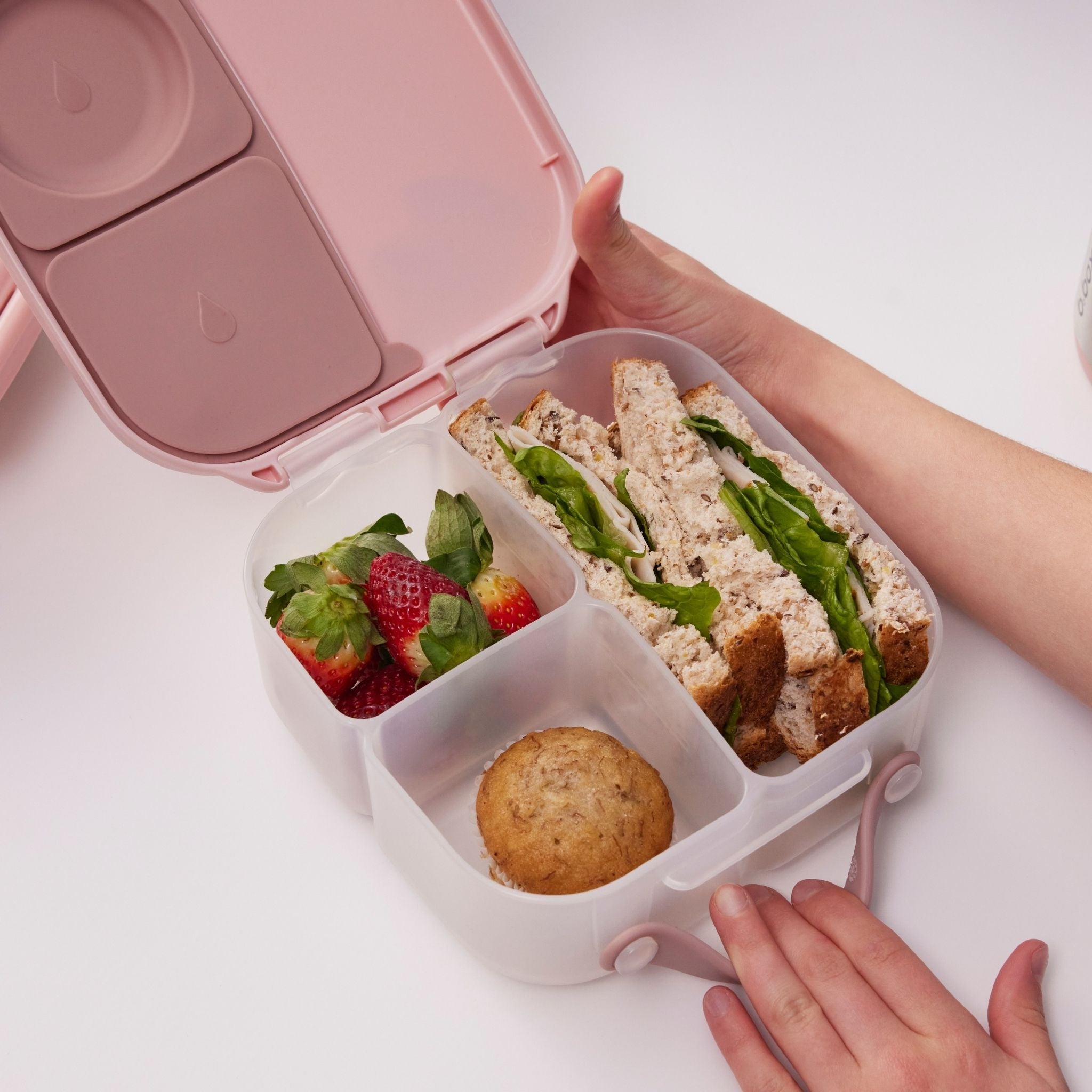【New】ミニランチボックス(お弁当箱)/Mini Lunchbox - lilac pop