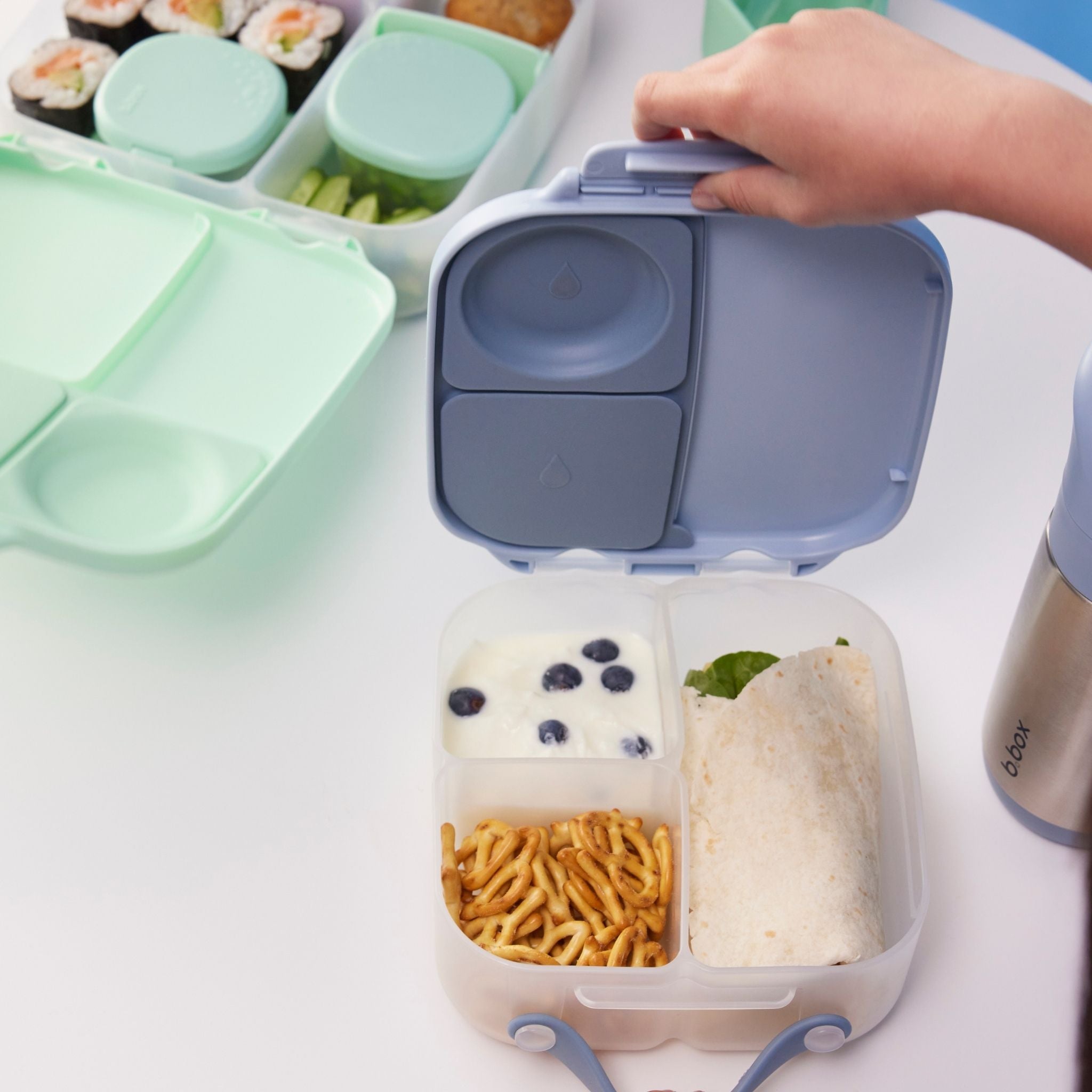 【New】ミニランチボックス(お弁当箱)/Mini Lunchbox - lilac pop