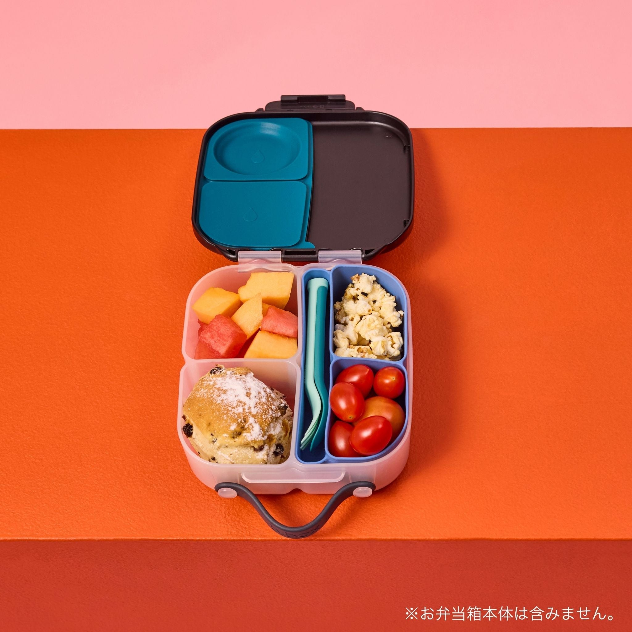 【New】ミニランチボックス用シリコントレー /silicone bento tray - mini - forest
