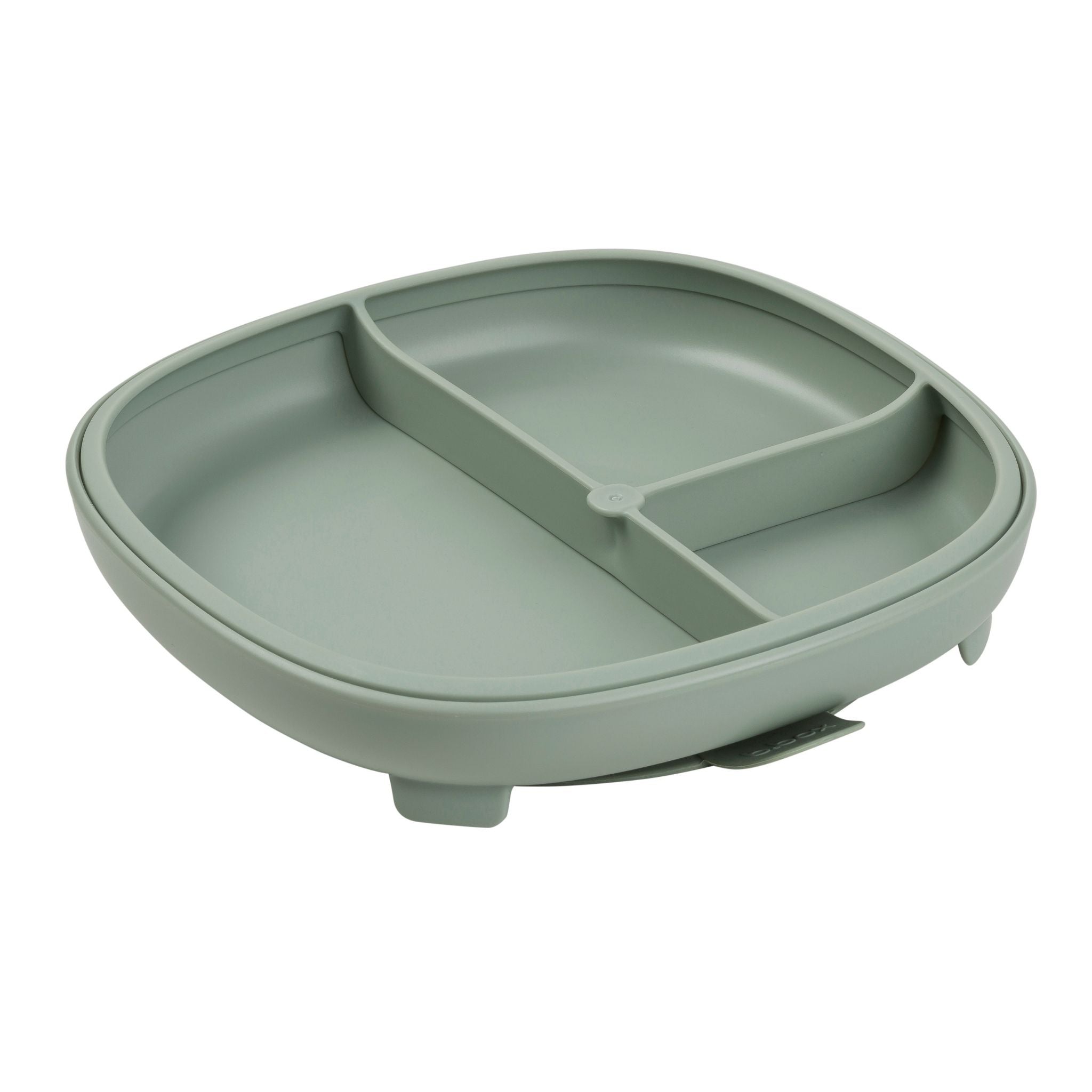 2 in 1サクションプレート(吸盤付き食器)/2 in 1 Suction Plate - sage