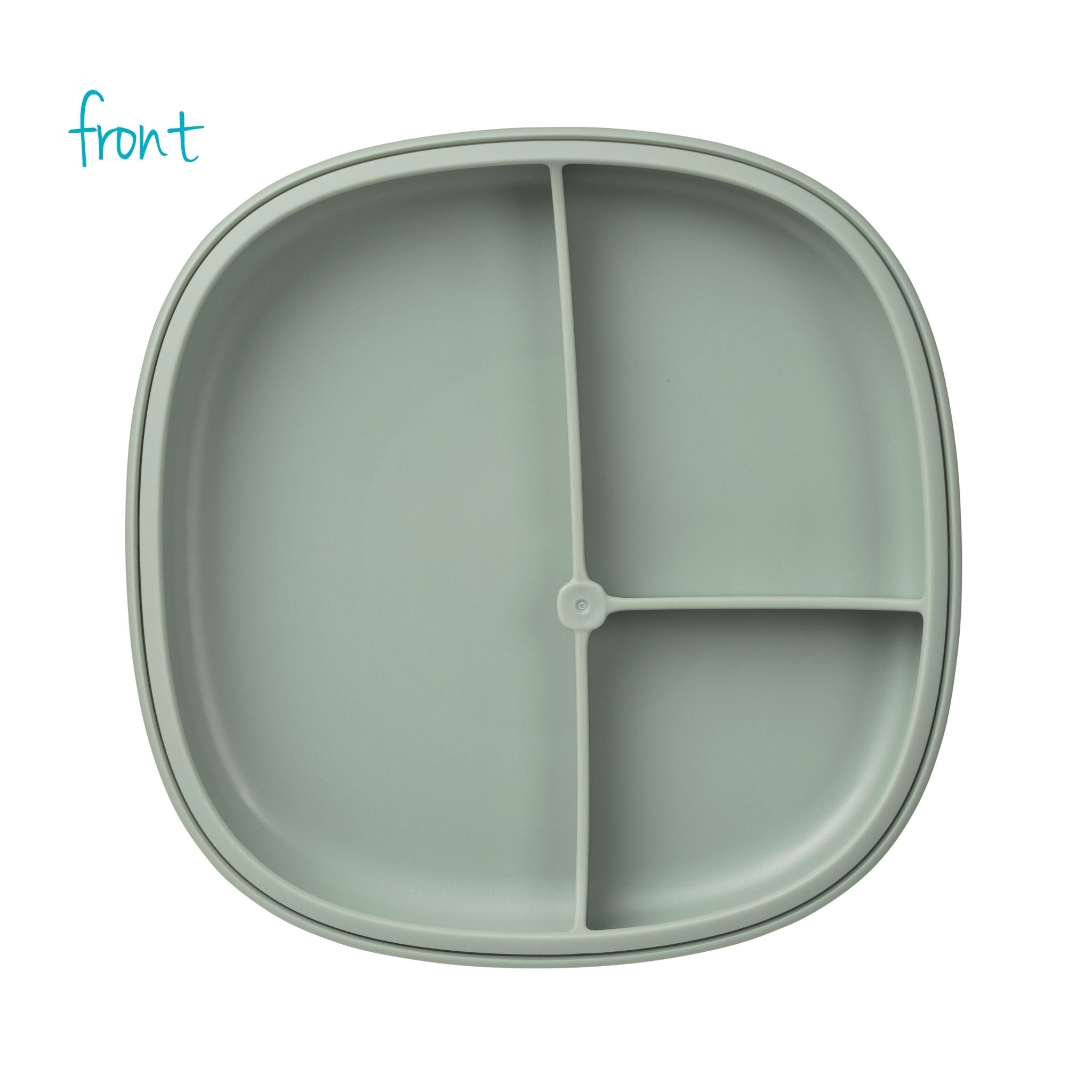 2 in 1サクションプレート(吸盤付き食器)/2 in 1 Suction Plate - sage