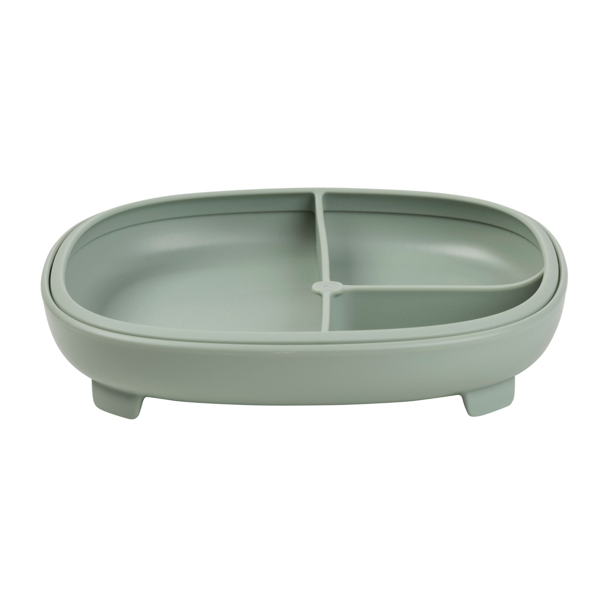 2 in 1サクションプレート(吸盤付き食器)/2 in 1 Suction Plate - sage