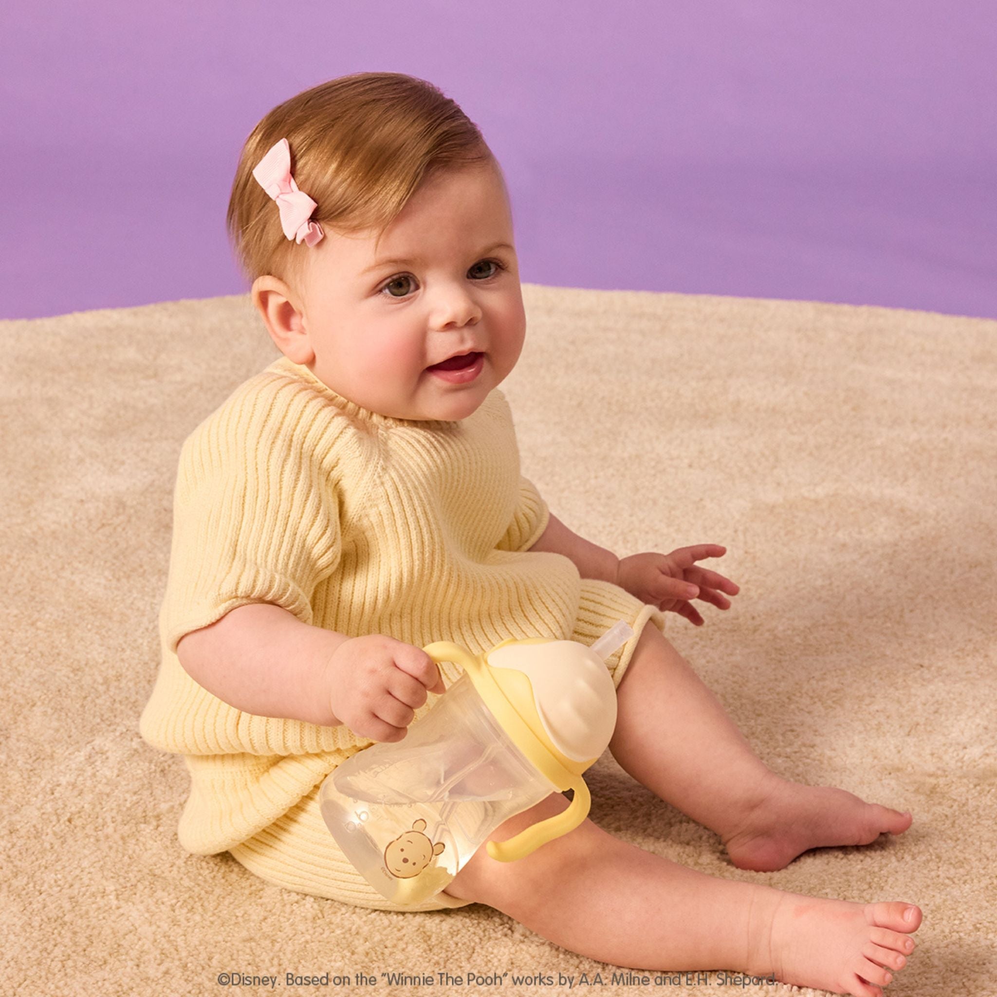 【発売開始前】【数量限定モデル】ディズニーシッピーカップ(ストローマグ)/ Disney Sippy cup - WTP100 Pooh