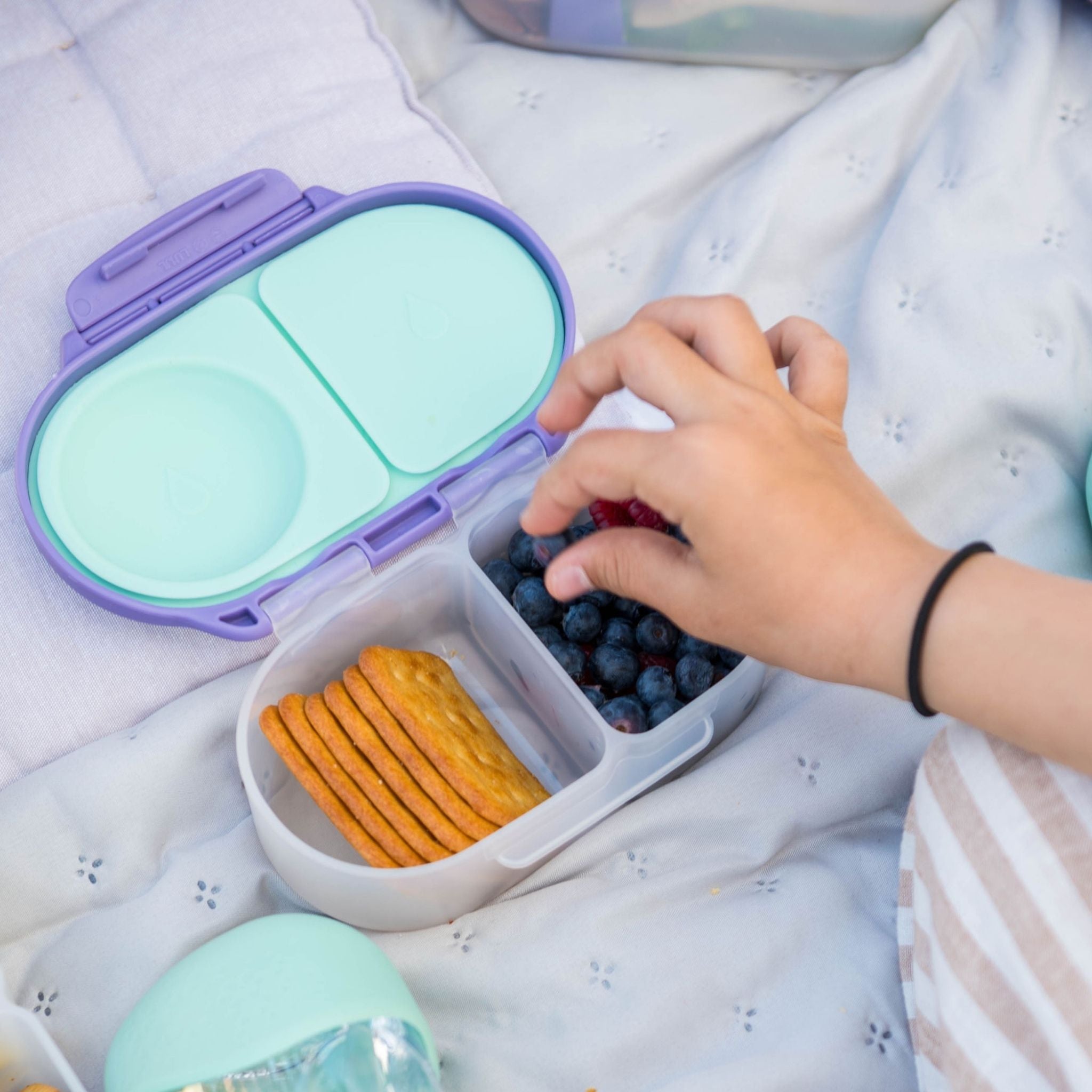 【New】スナックボックス(お弁当箱)/Snackbox - midnight