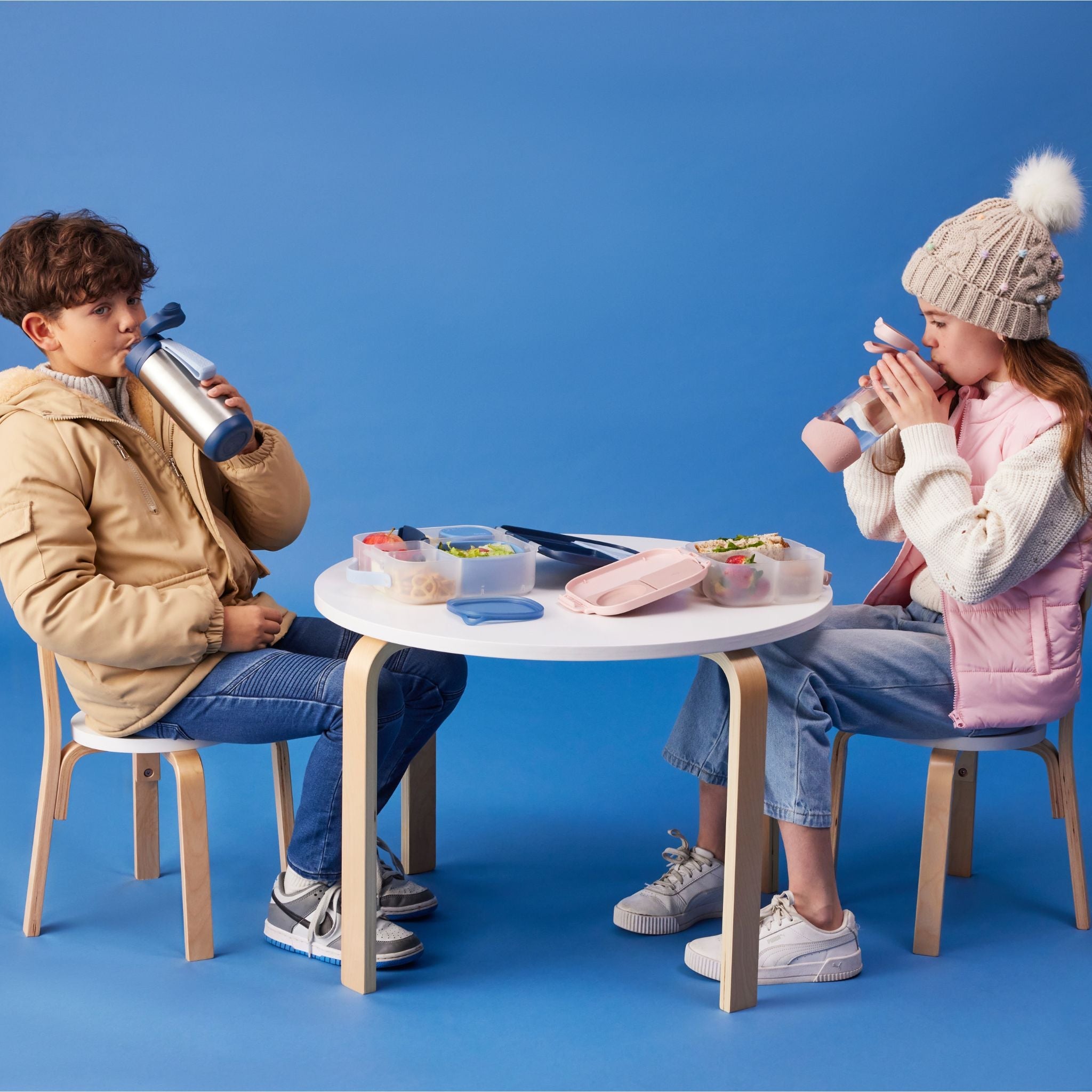 スポーツスパウトボトル 600ml(プラスチック製水筒)/Sports spout bottle 600ml - midnight