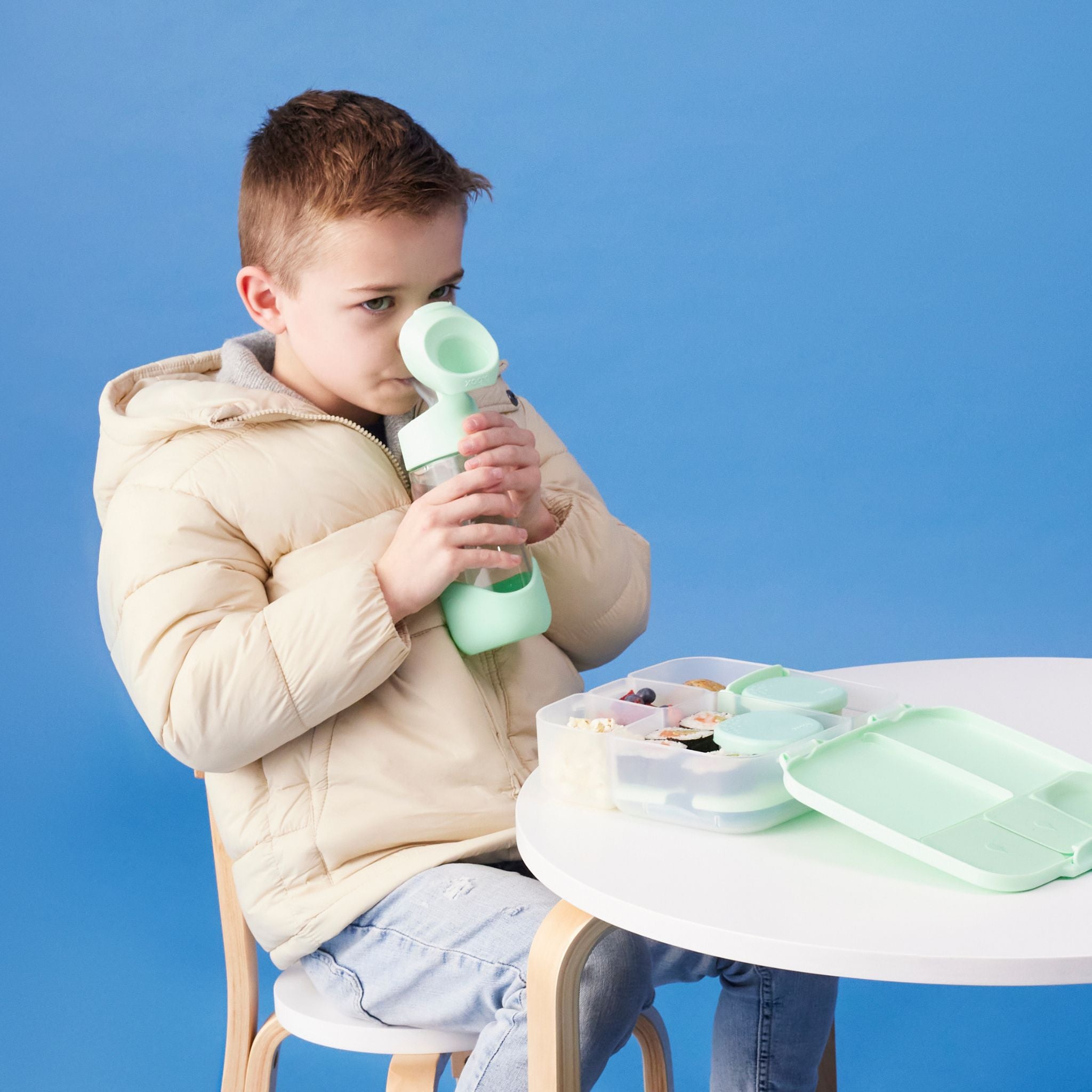 【New】トライタンドリンクボトル 450ml(プラスチック製水筒)/Tritan drink bottle 450ml - spearmint