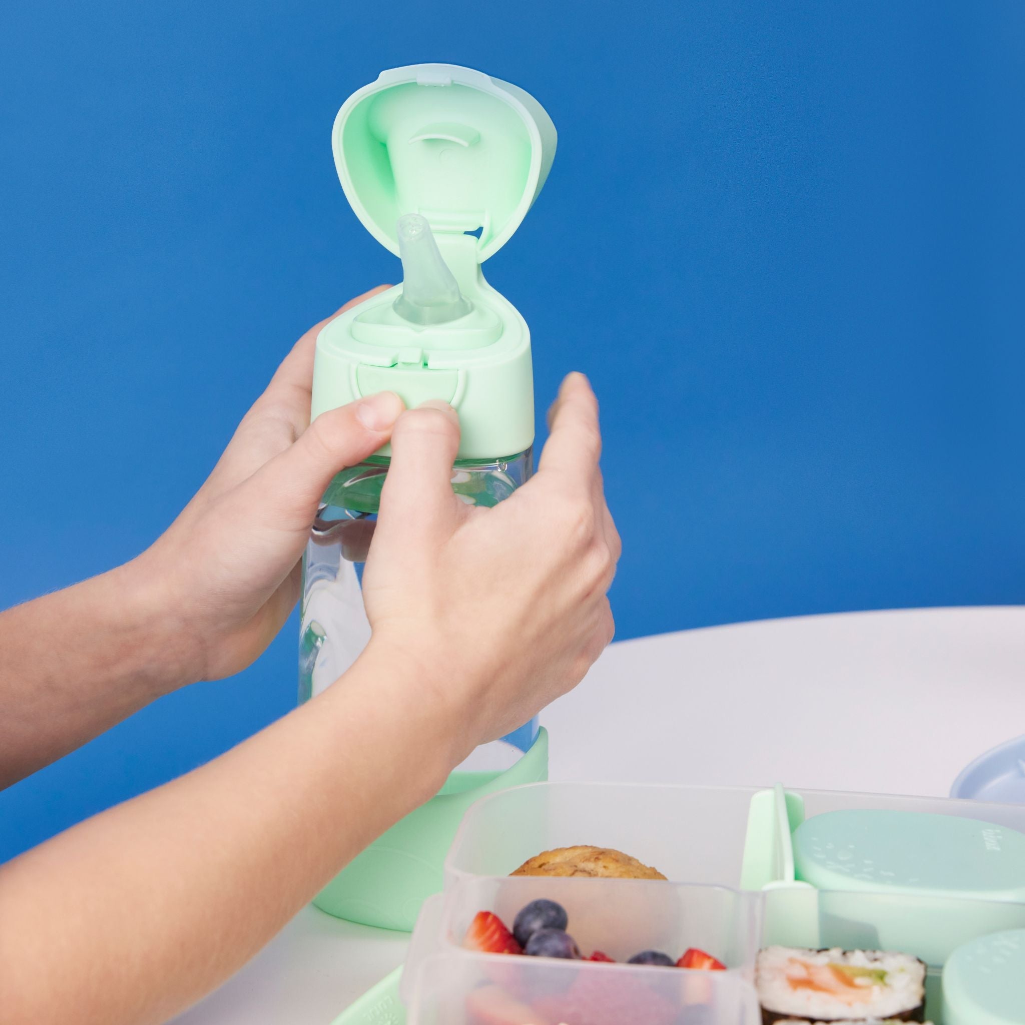 【New】トライタンドリンクボトル 450ml(プラスチック製水筒)/Tritan drink bottle 450ml - spearmint