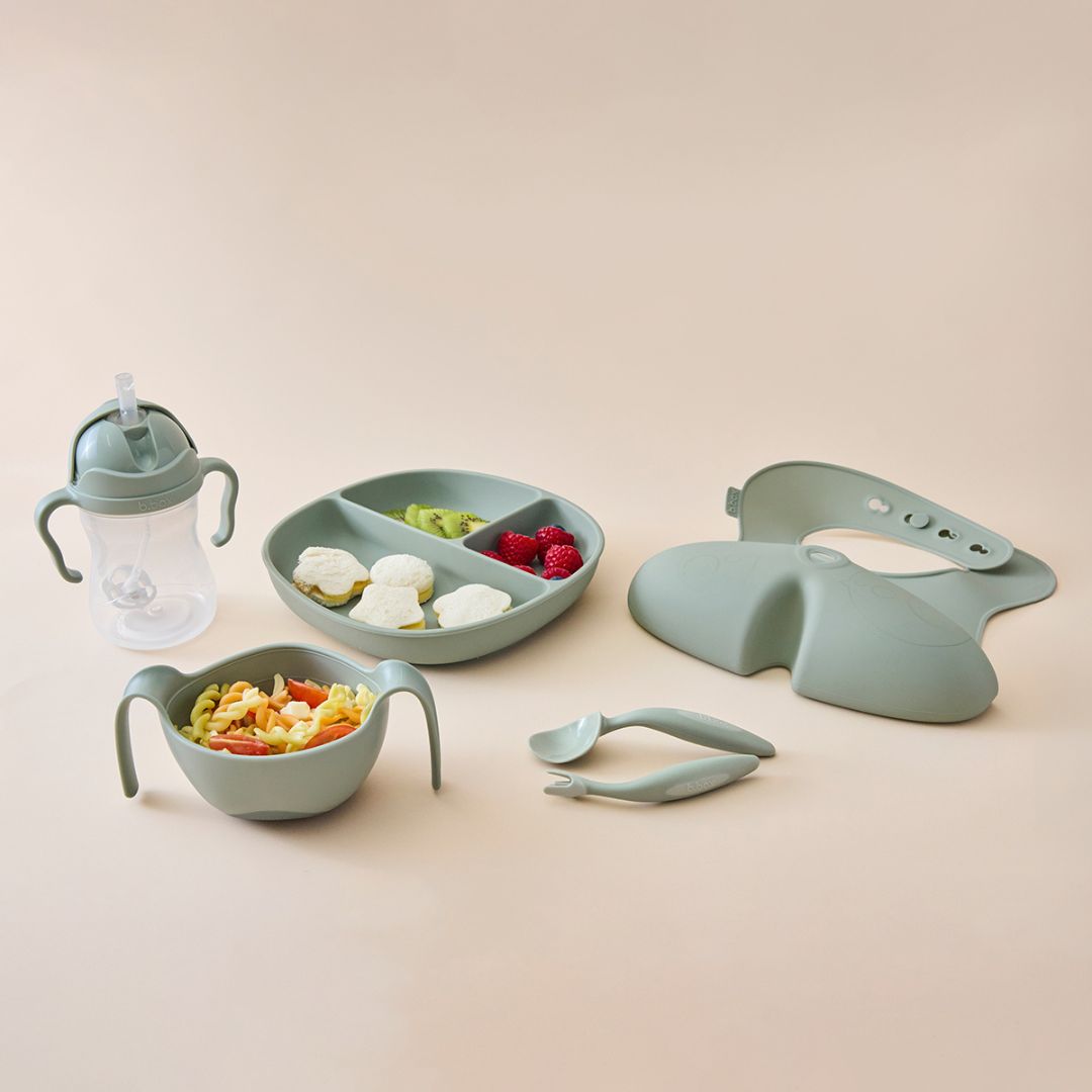 ビーボックスのお食事アイテムsageカラーセットイメージ