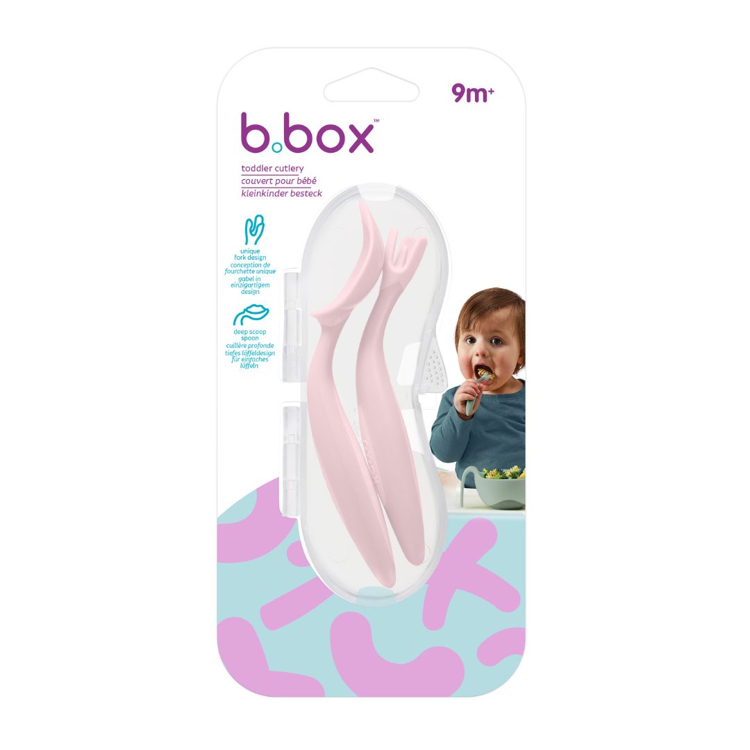 ビーボックス カトラリーセット 新色 blush パッケージ