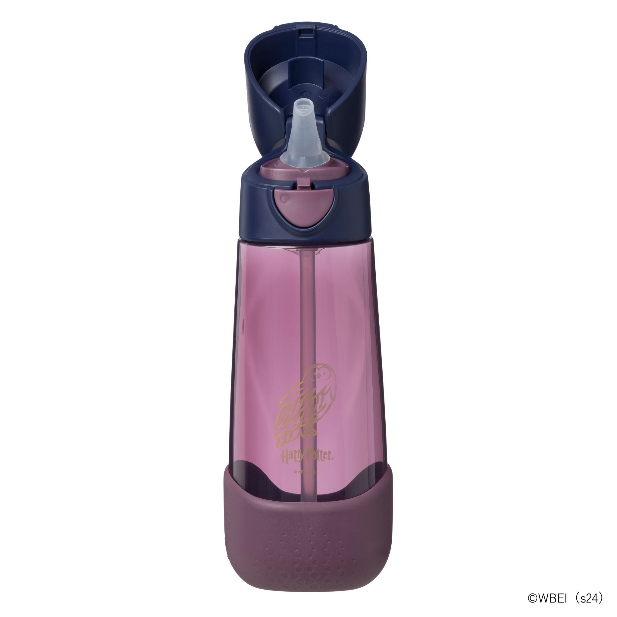 ハリー・ポッターのフクロウ「ヘドウィグ」をモチーフにしたイラストがプリントされた水筒