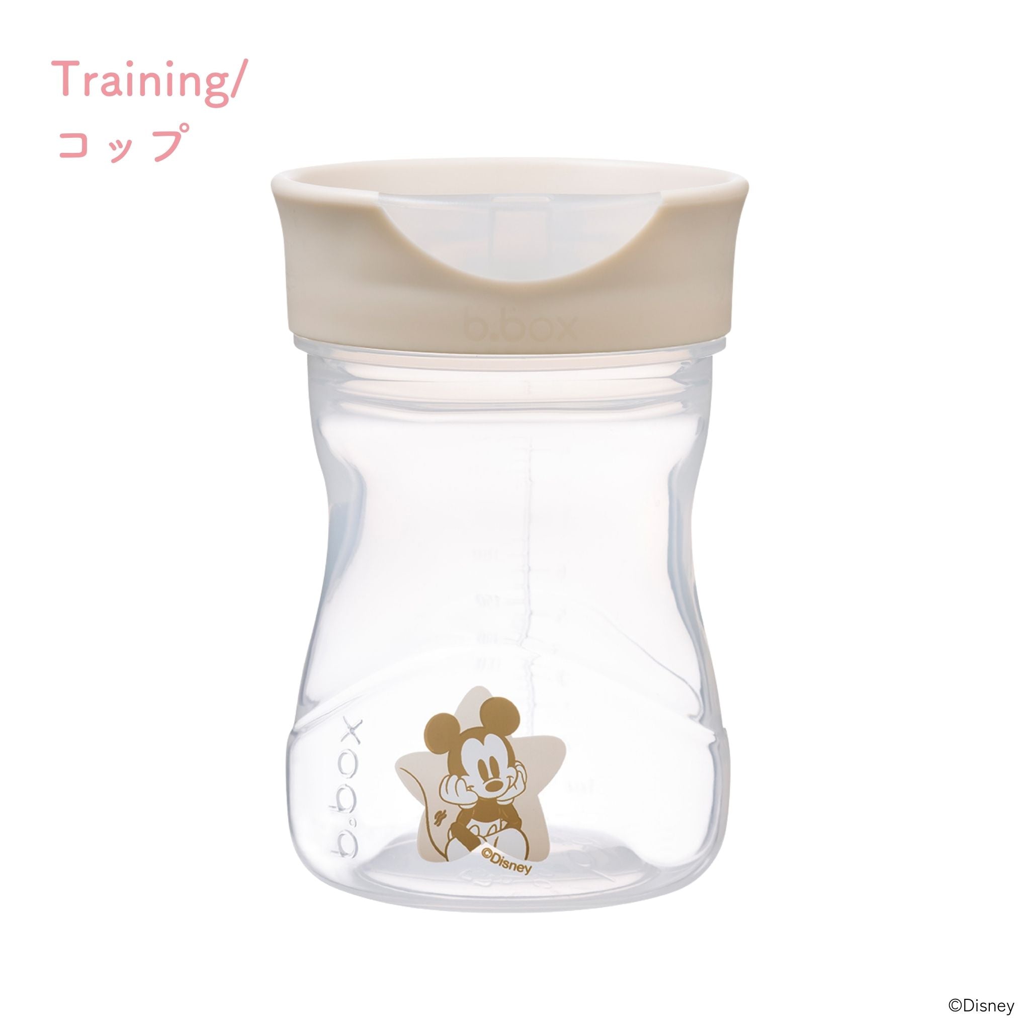 ミッキーデザインのコップ飲みアイテム