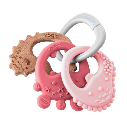 歯固め 木製/シリコン製 ビーボックス トリオティーサー