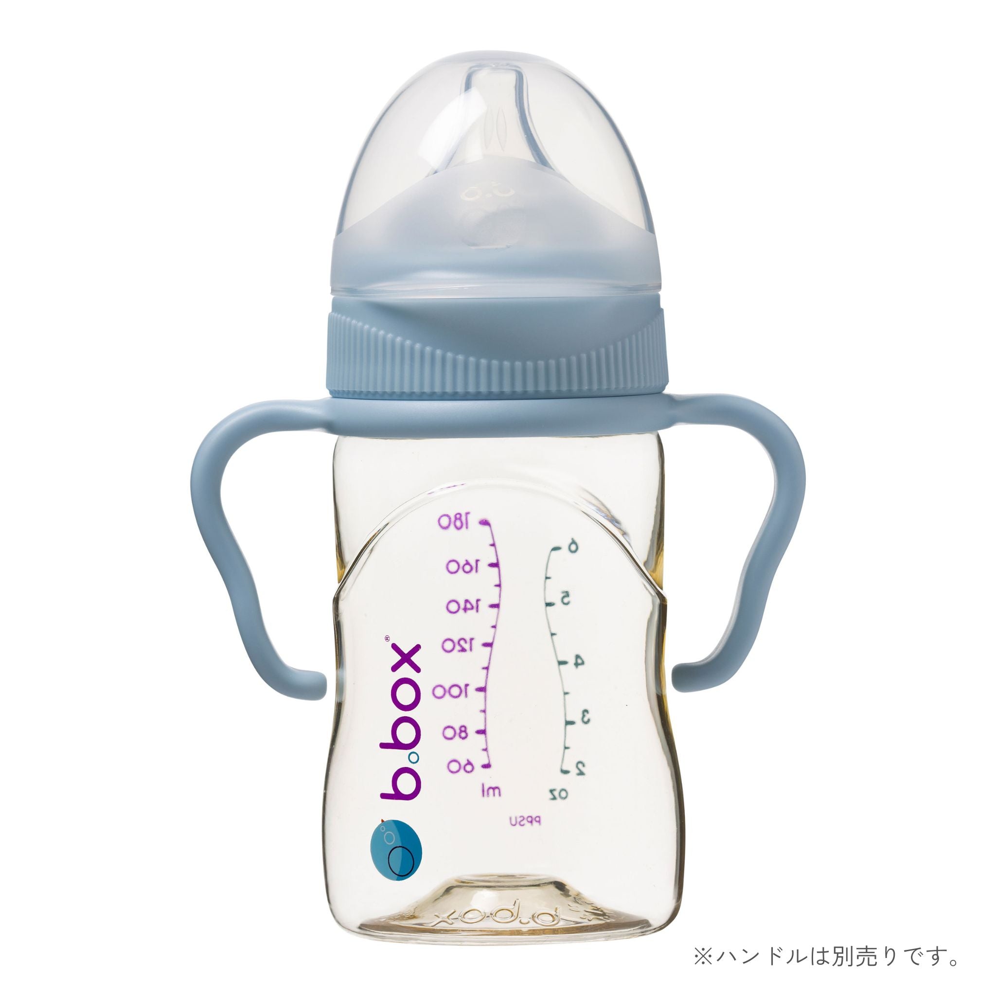 PPSU製哺乳瓶専用ハンドル/PPSU Baby Bottle Handles - Lullaby Blue