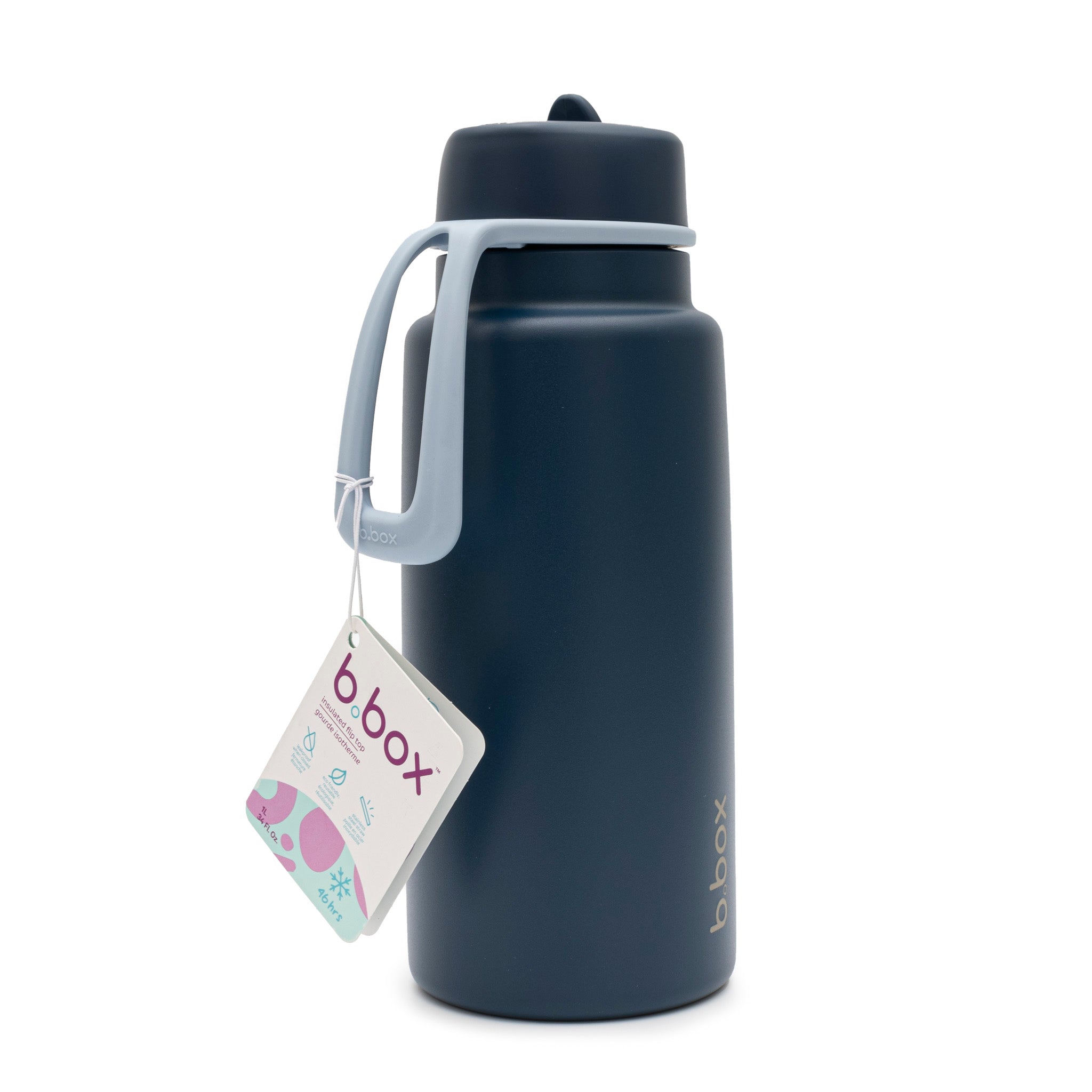 フリップトップボトル 1L（ステンレス製水筒）/Insulated Flip Top Bottle 1L - midnight