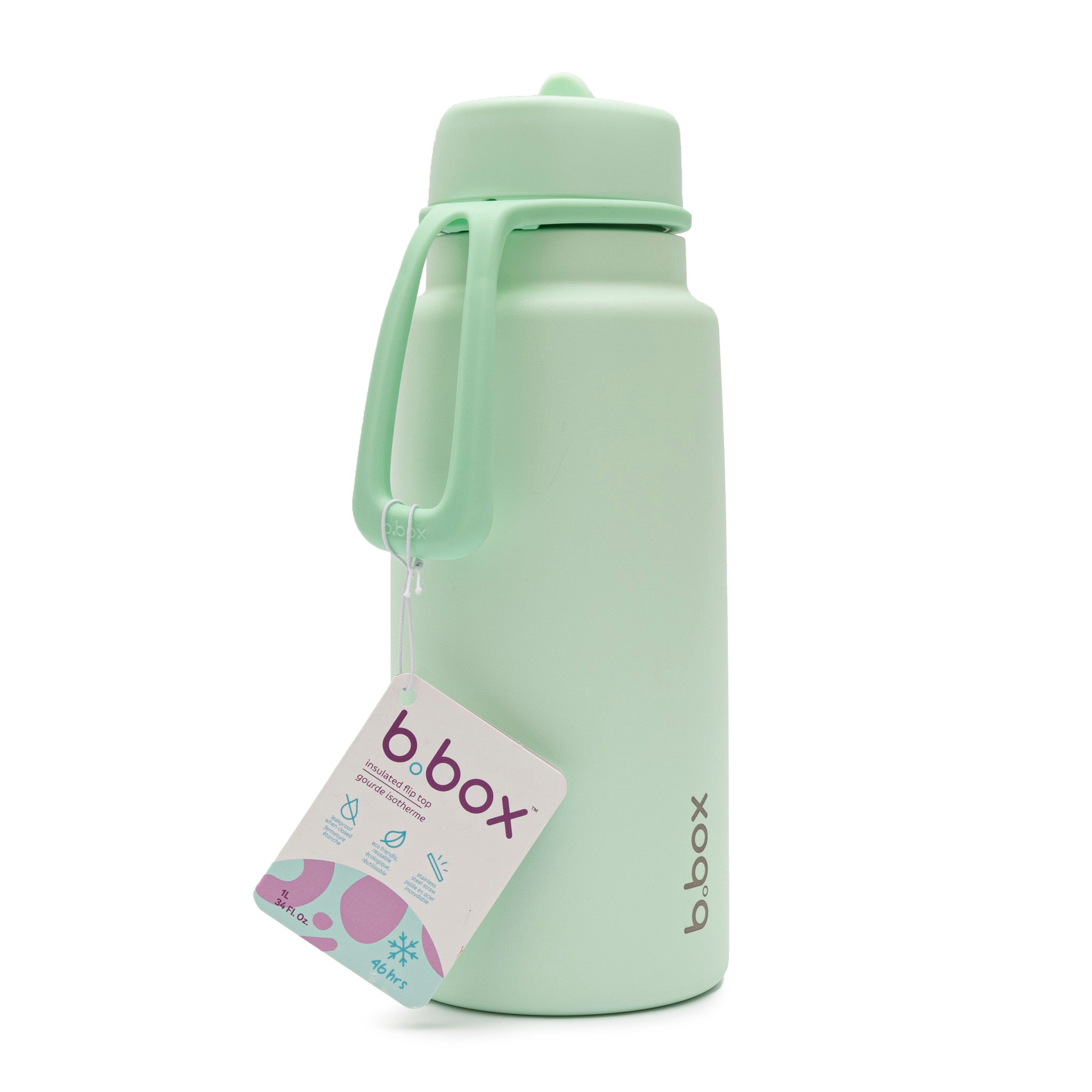 【New】フリップトップボトル 1L（ステンレス製水筒）/Insulated Flip Top Bottle 1L - spearmint